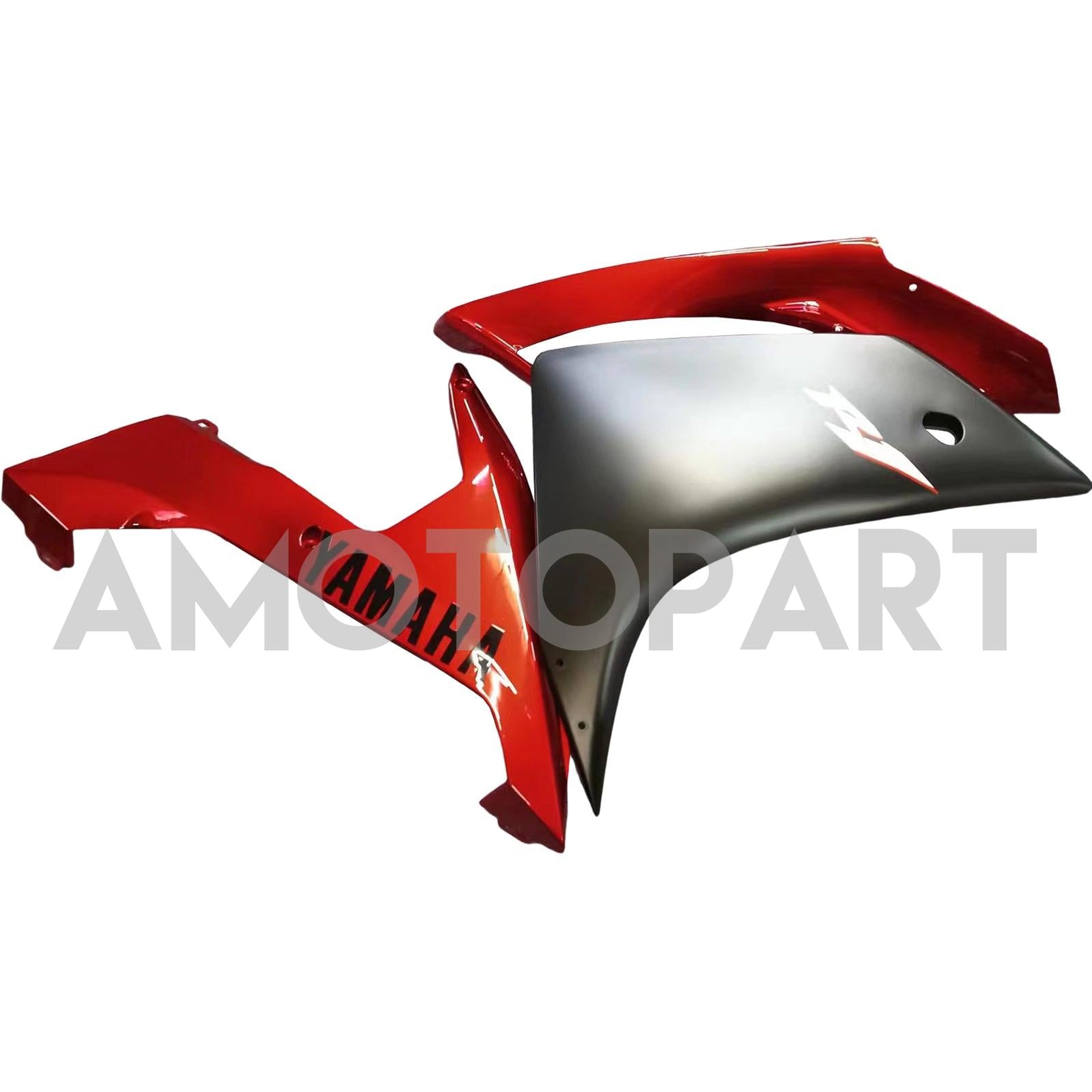 Amotopart 2007-2008 Yamaha R1 Fairing Black&Red Kit