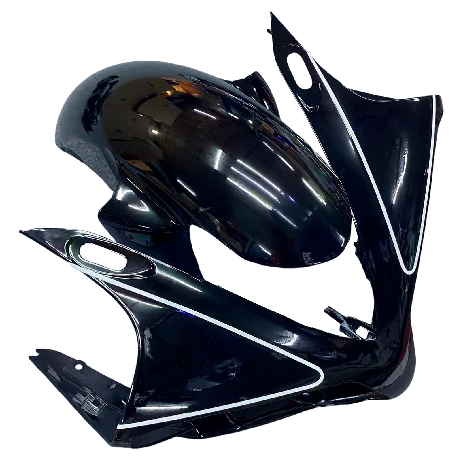 Amotopart 2007-2008 Yamaha YZF 1000 R1 Black&White Style3 Fairing Kit