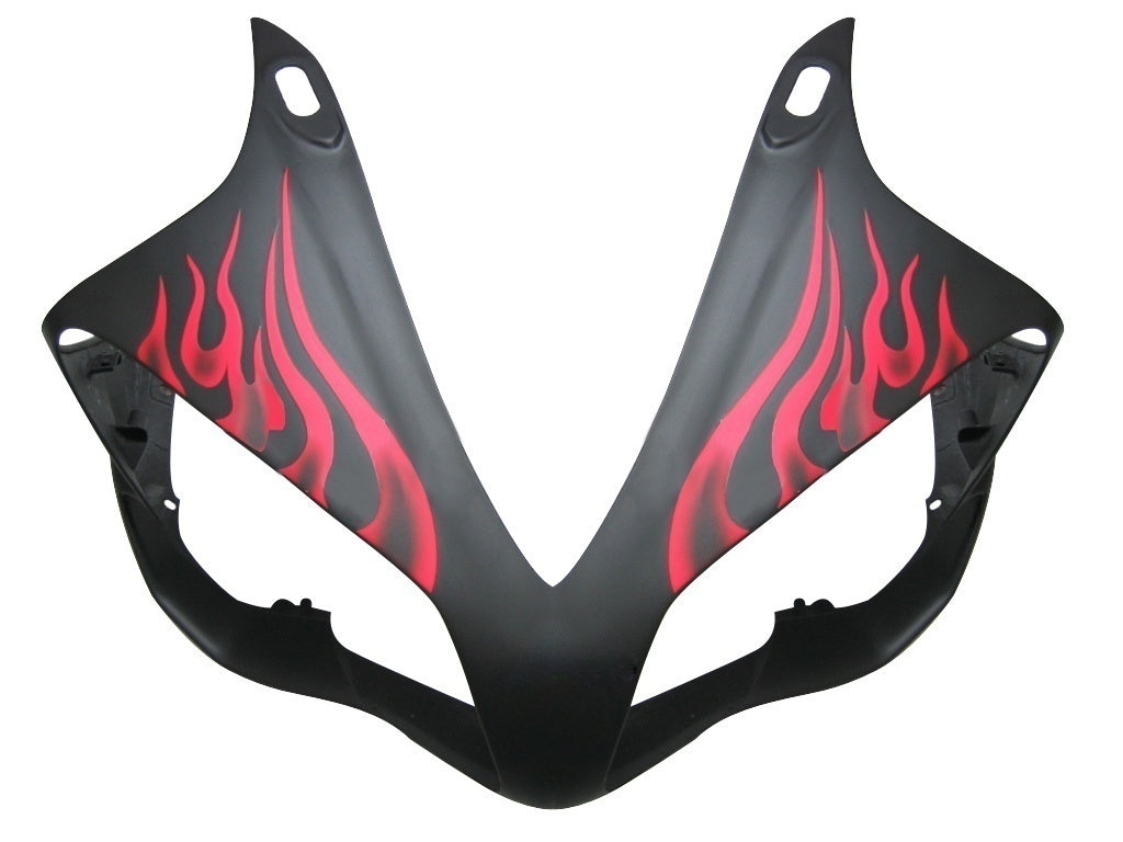 Amotopart 2007-2008 Yamaha YZF-R1 Matte Red Flame Fairing Kit