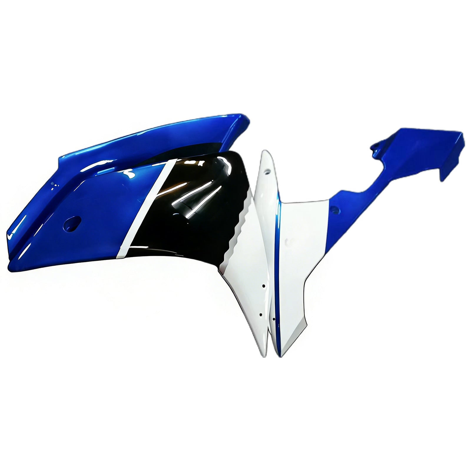 Amotopart 2007-2008 Yamaha YZF 1000 R1 Blue & Black Styl3 Fairing Kit