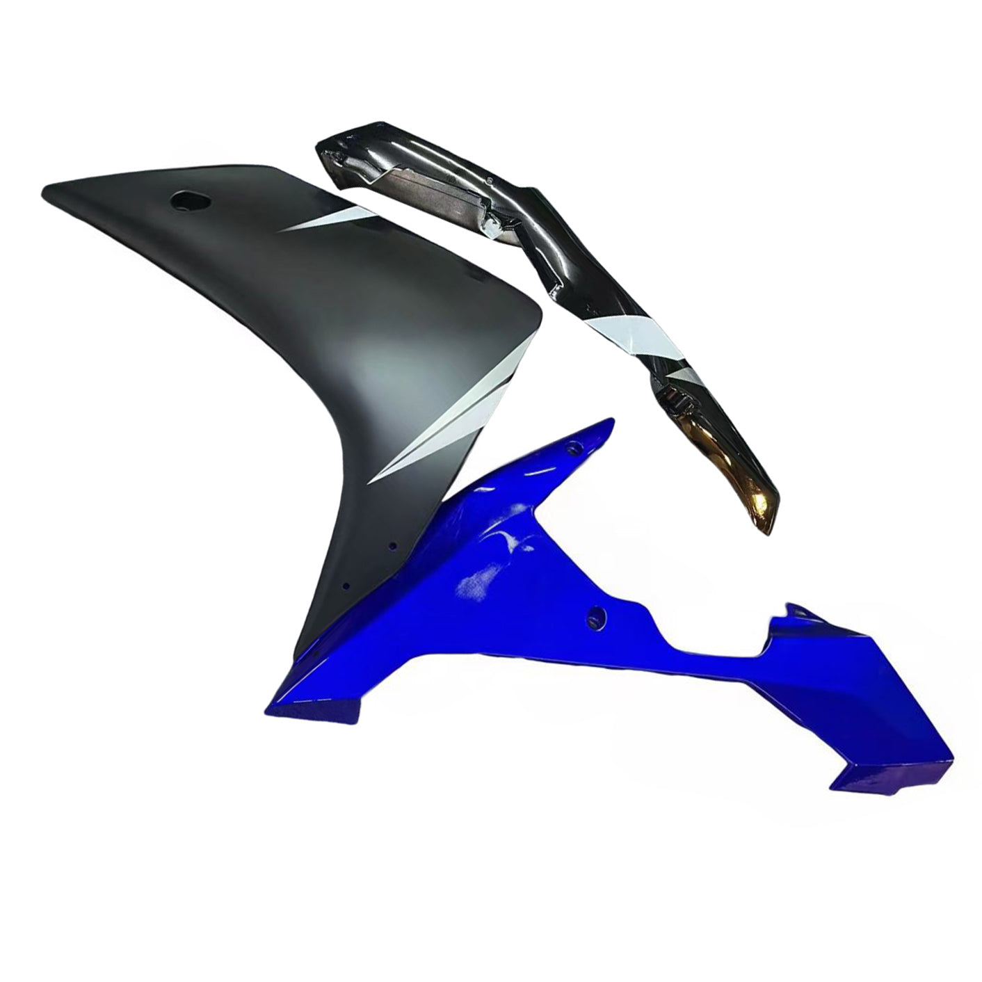 Amotopart 2007-2008 Yamaha YZF 1000 R1 Blue & Black Style4 Fairing Kit