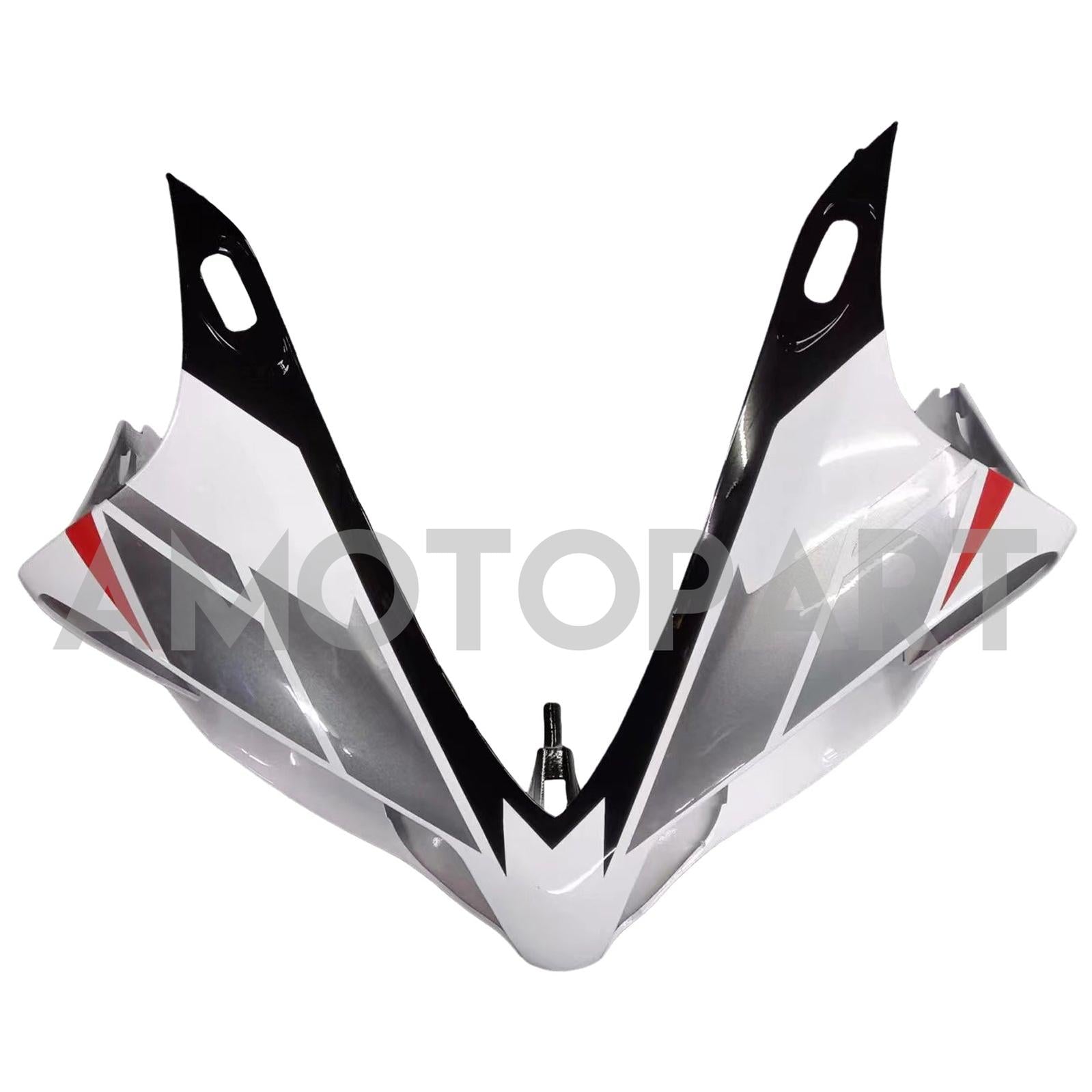Amotopart 2007-2008 Yamaha YZF 1000 R1 White with Logo Fairing Kit