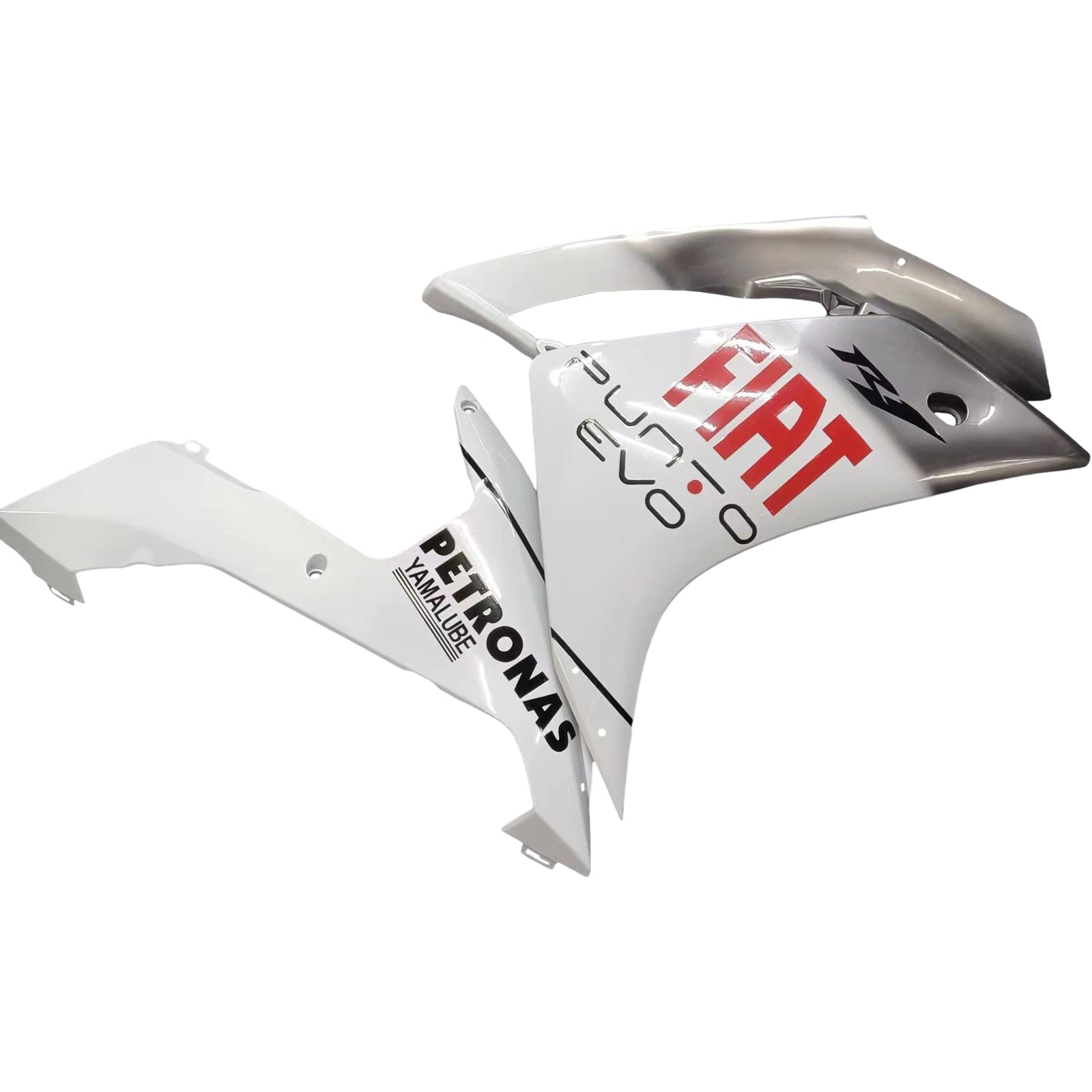 Amotopart 2007-2008 Yamaha YZF 1000 R1 White&Silver Fairing Kit