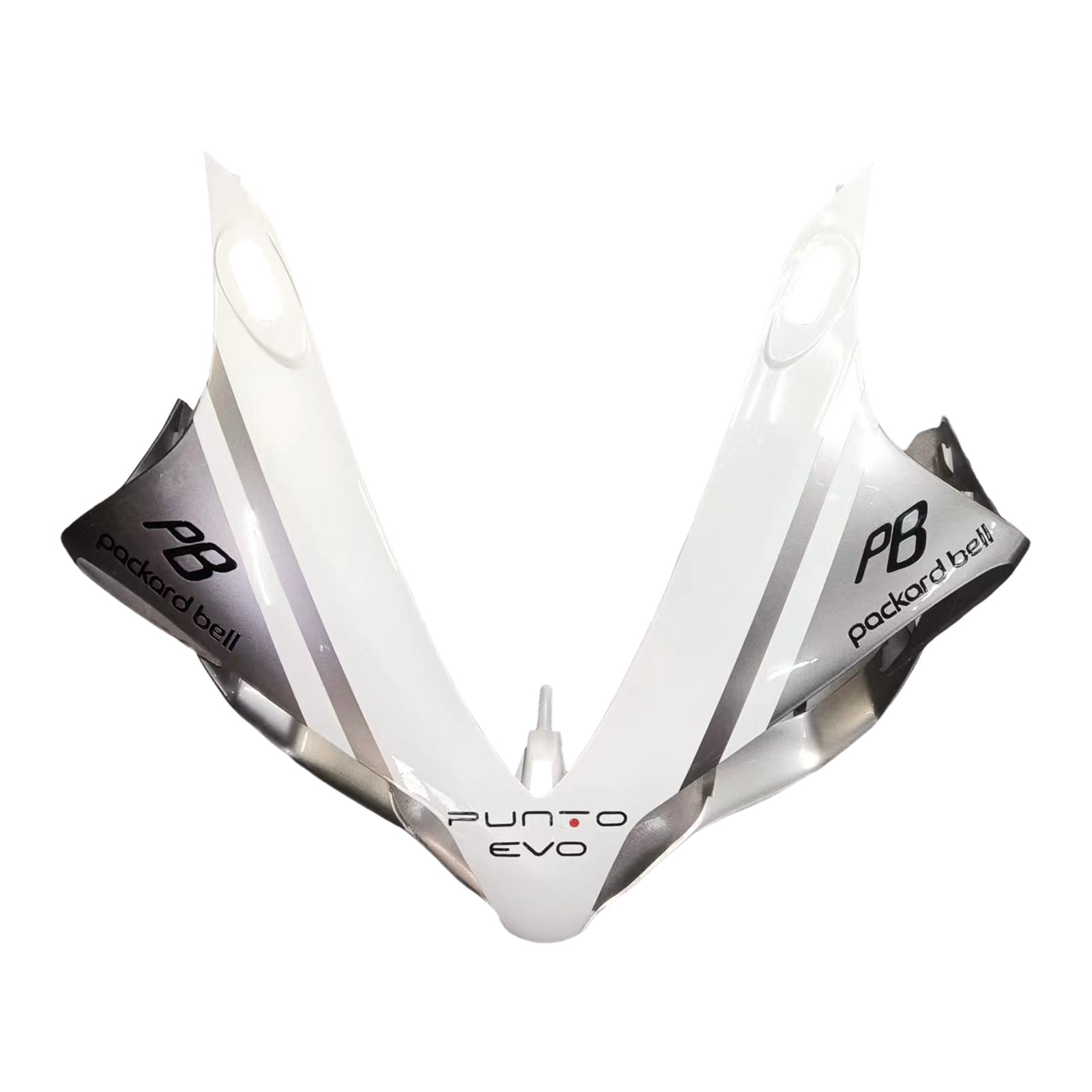 Amotopart 2007-2008 Yamaha YZF 1000 R1 Kit de carenado blanco y plateado