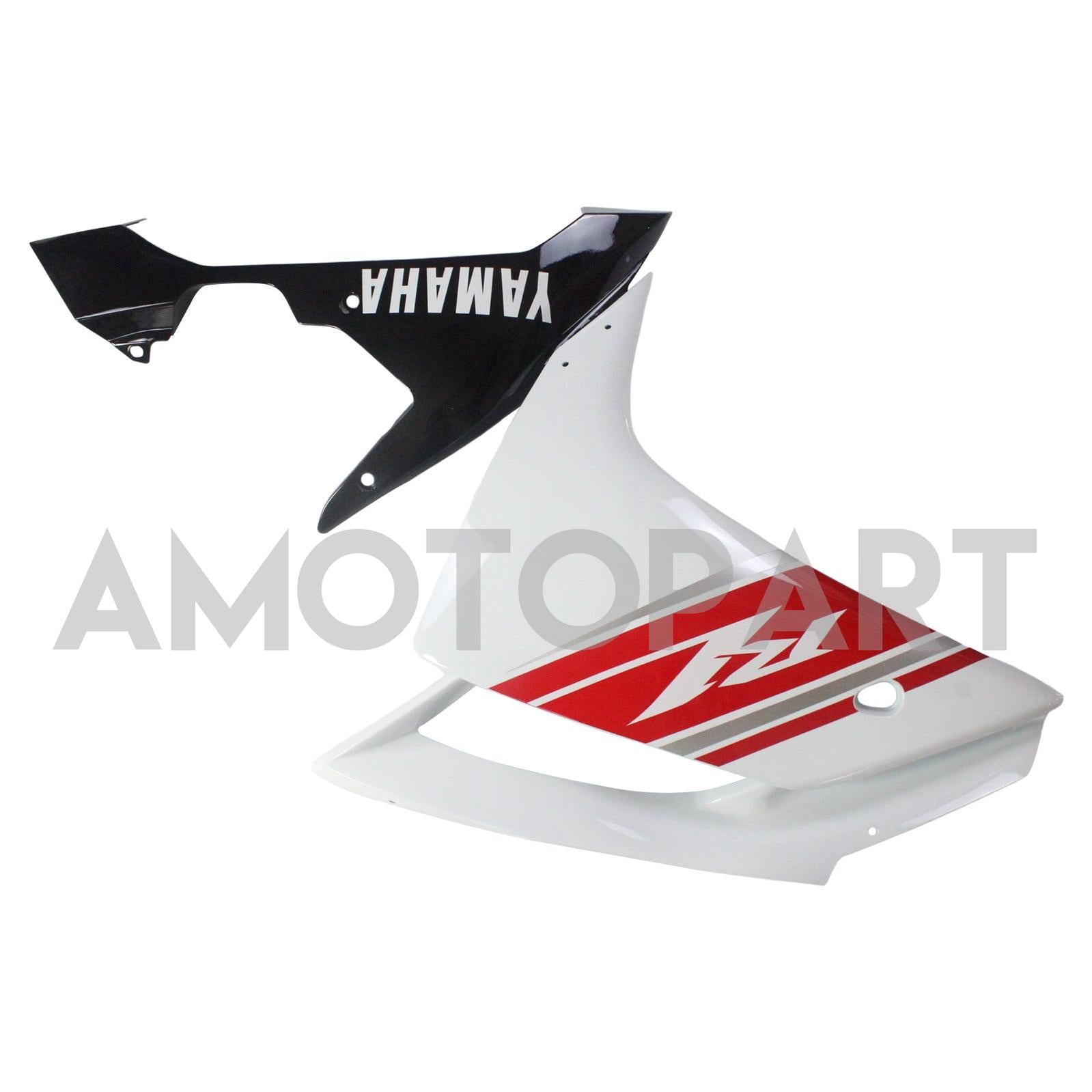 Amotopart Yamaha 2007-2008 YZF 1000 R1 Kit de carenagem branca