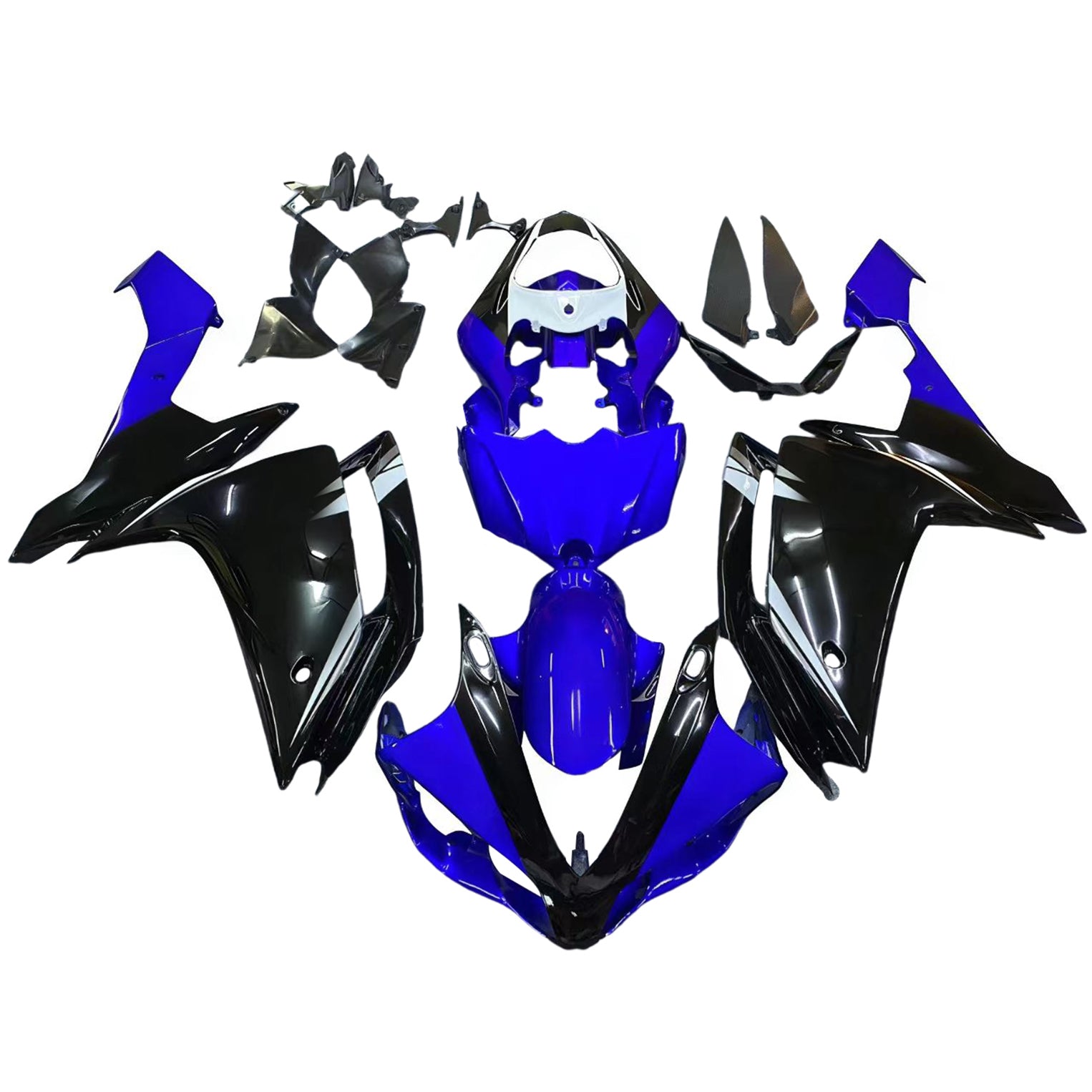 Amotopart Yamaha 2007-2008 YZF 1000 R1 Blue&Black Fairing Kit