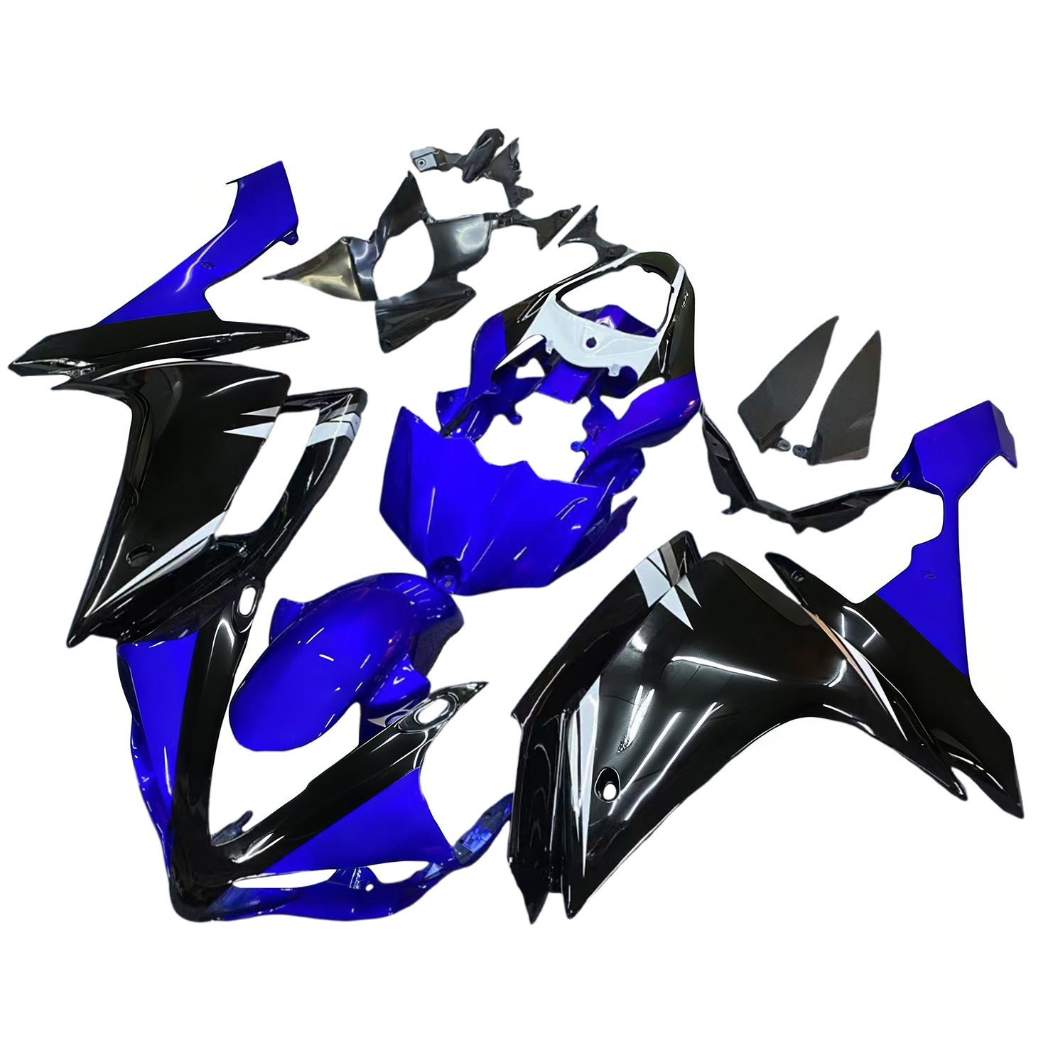 Amotopart Yamaha 2007-2008 YZF 1000 R1 Blue&Black Fairing Kit