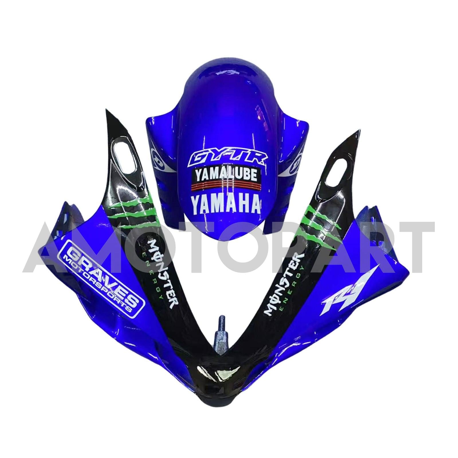 Amotopart Yamaha 2007-2008 YZF 1000 R1 Monster Fairing Kit