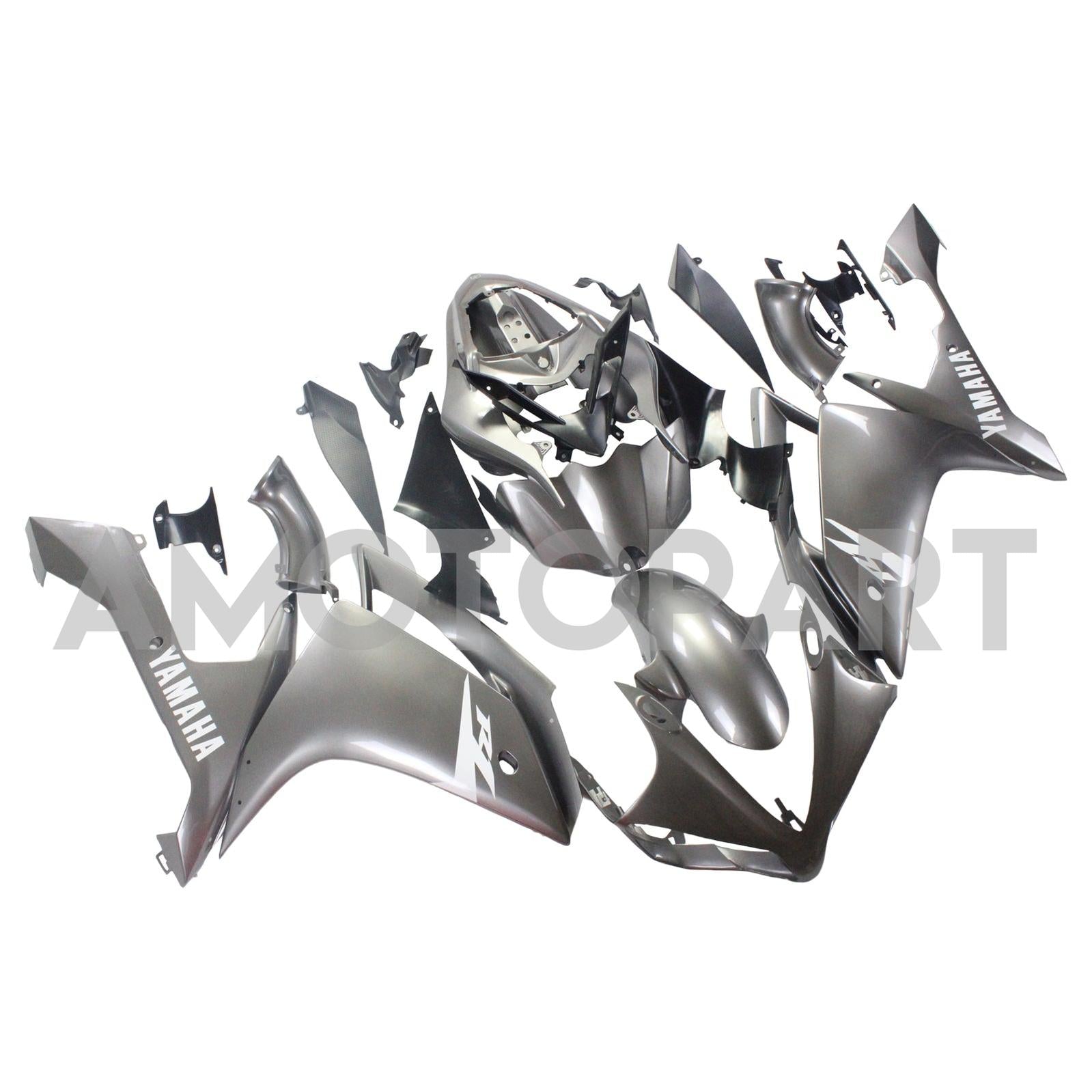 Amotopart Yamaha 2007-2008 YZF1000 R1 Grey Fairing Kit