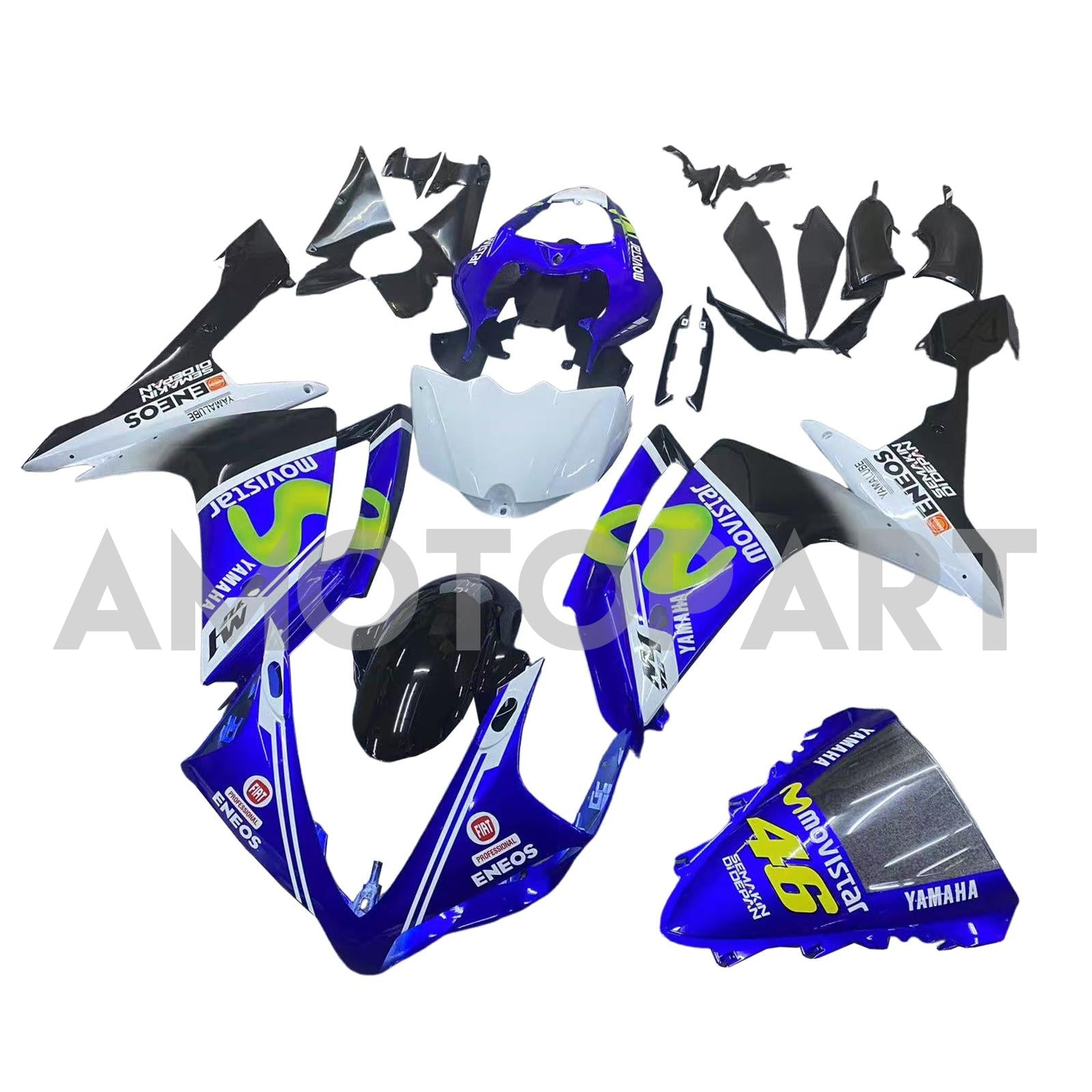 Injection Fairing Kit Bodywork Plastic ABS fit For Yamaha YZF 1000 R1 2007-2008