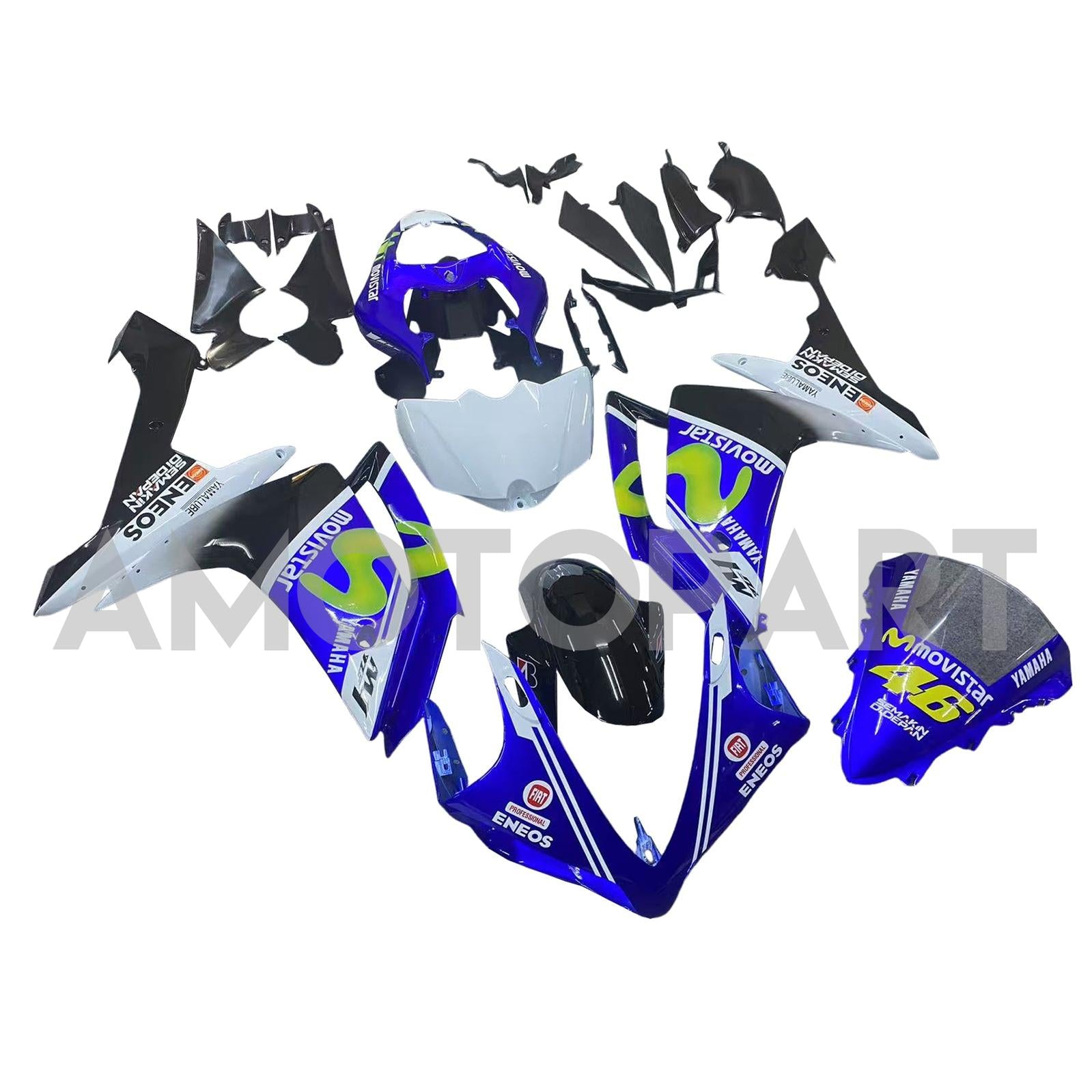 Injection Fairing Kit Bodywork Plastic ABS fit For Yamaha YZF 1000 R1 2007-2008