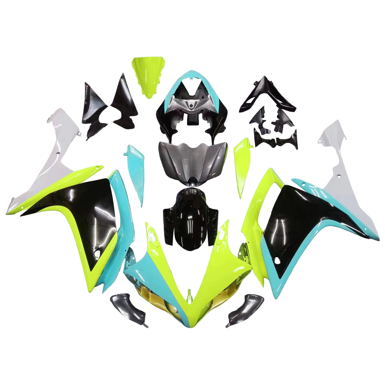 Injection Fairing Kit Bodywork Plastic ABS fit For Yamaha YZF 1000 R1 2007-2008