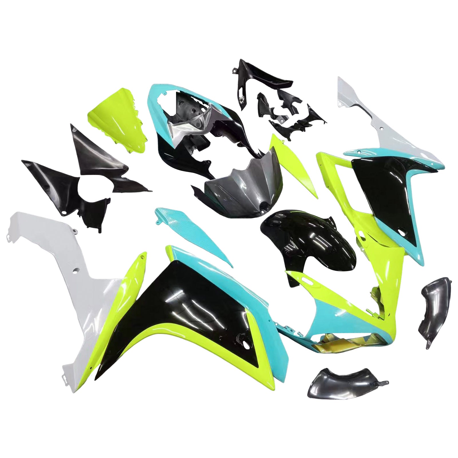 Injection Fairing Kit Bodywork Plastic ABS fit For Yamaha YZF 1000 R1 2007-2008