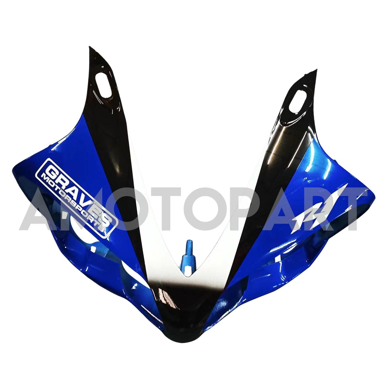 Amotopart 2007-2008 Yamaha YZF 1000 R1 Blue & Black z zestawem do owiewki logo