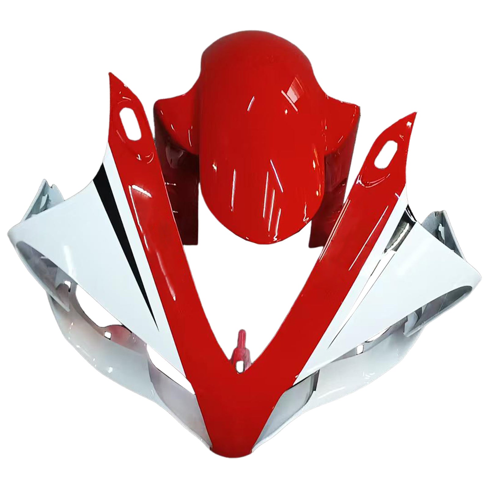 Amotopart 2007-2008 Yamaha YZF 1000 R1 Rouge&Kit de carénage blanc