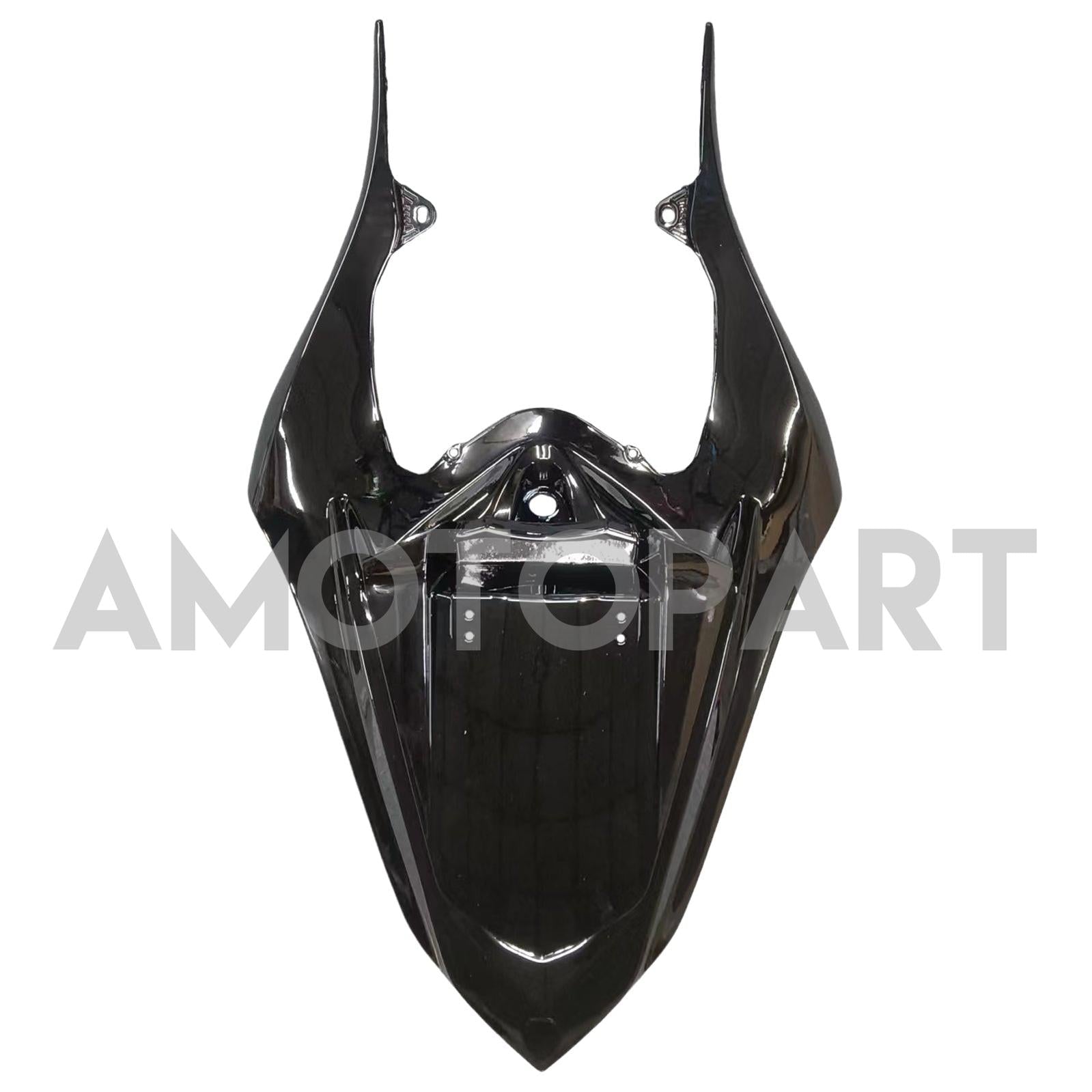 Amotopart 2007-2008 Yamaha YZF 1000 R1 Gloss Black with Gold Logo Fairing Kit
