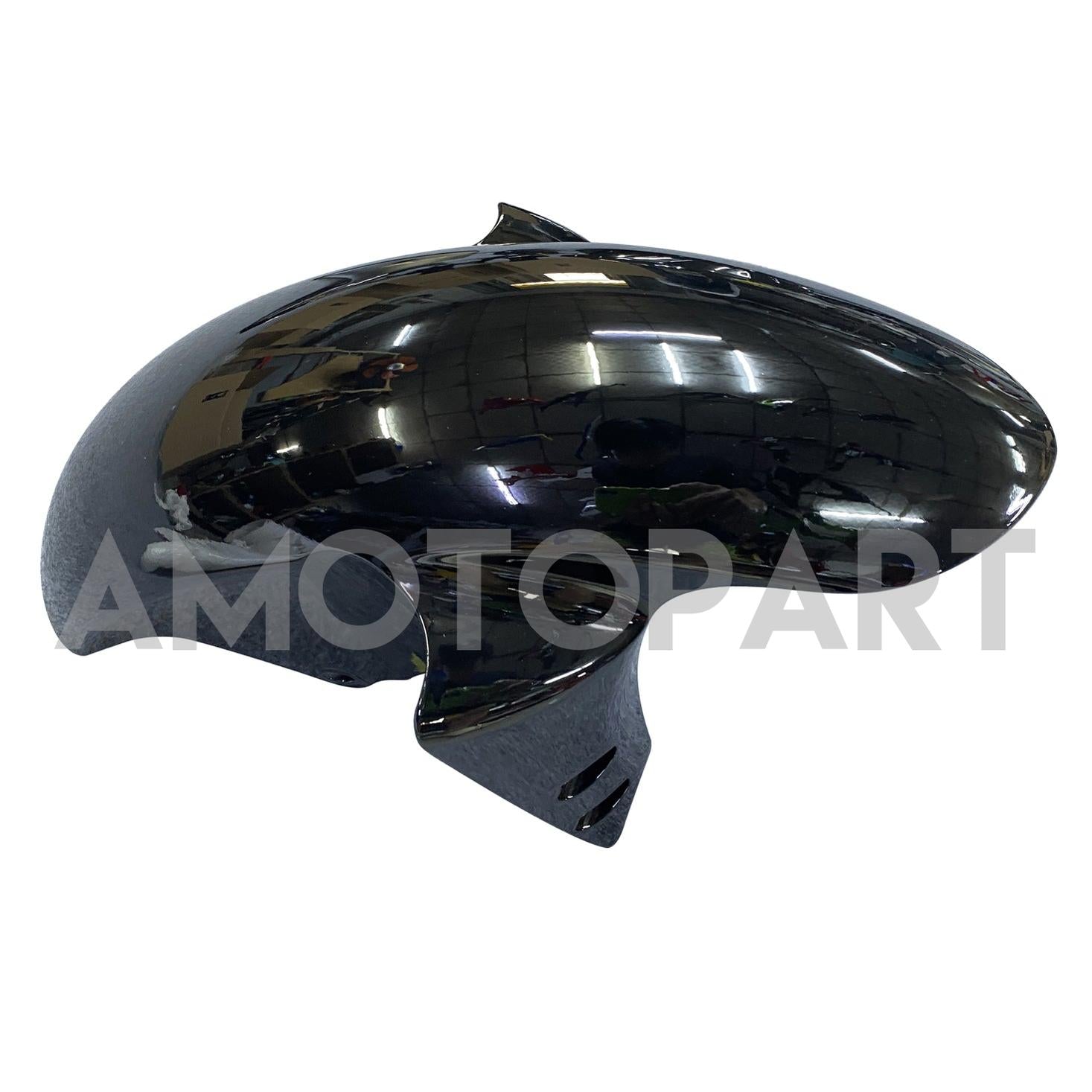 Amotopart 2007-2008 Yamaha YZF 1000 R1 Gloss Black with Matte Grey Fairing Kit