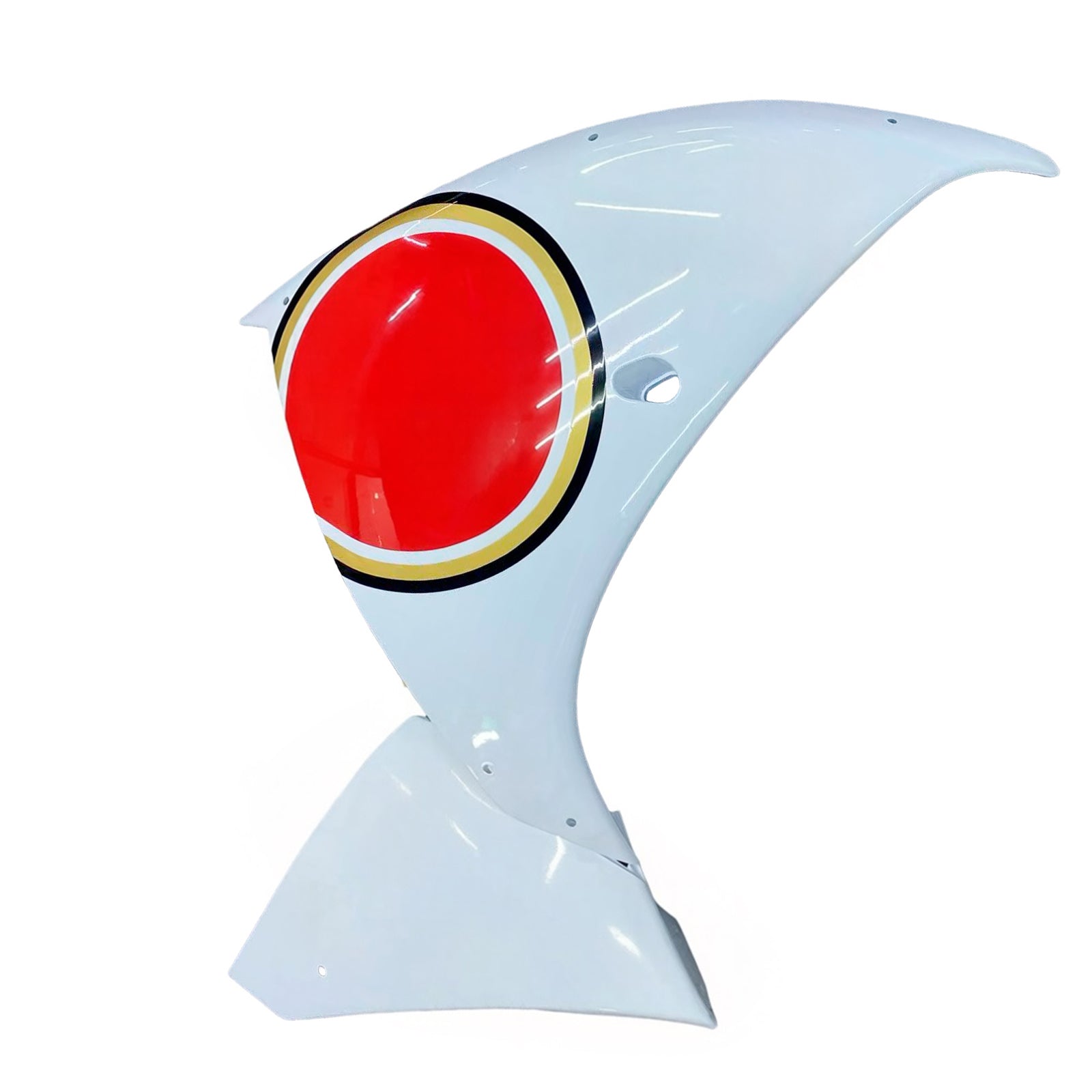 Amotopart 2009-2011 Yamaha YZF 1000 R1 White&Red Lucky Strike Style4 Fairing Kit