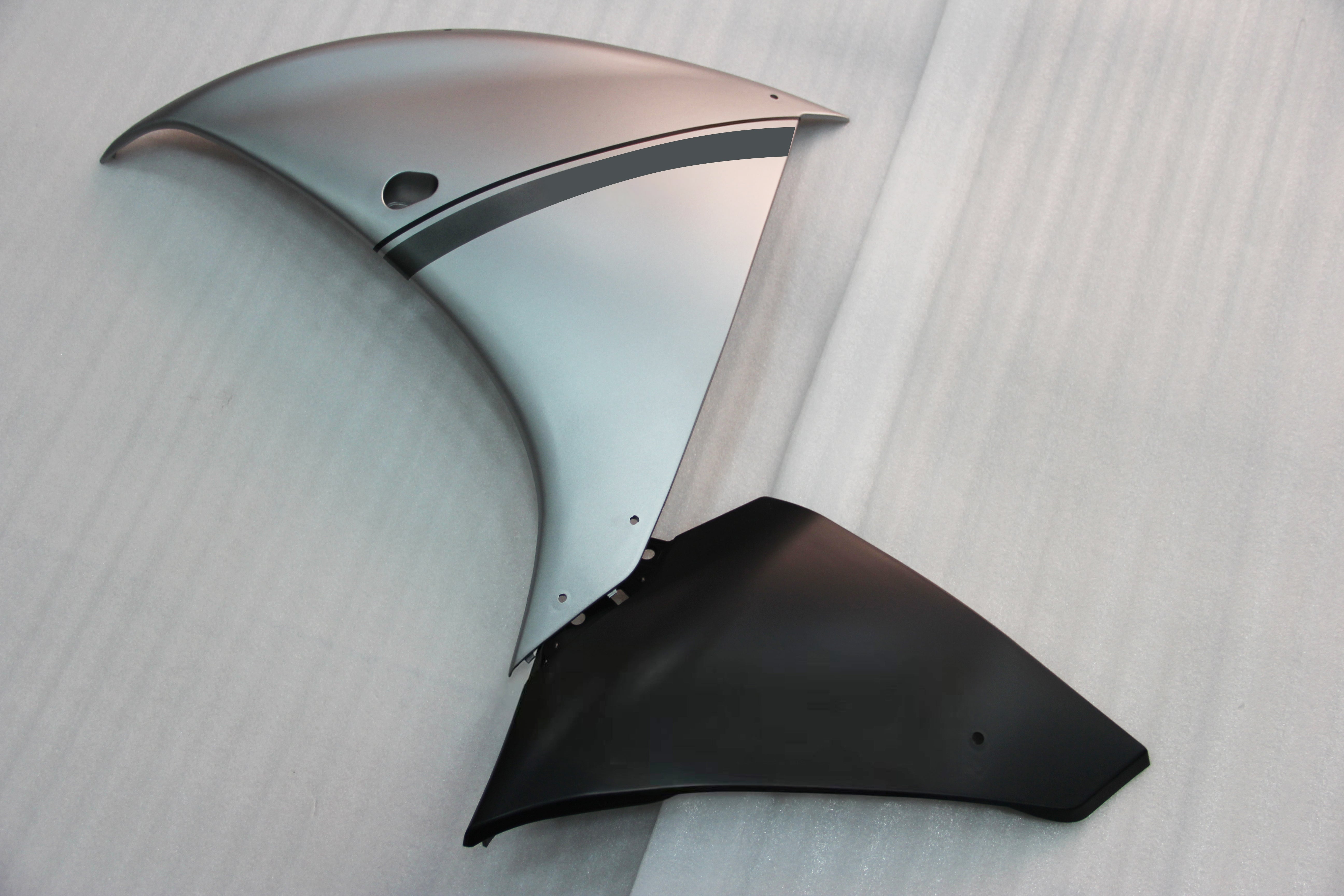 Amotopart 2009-2011 Yamaha R1 Kuip Zilver&Bgebrek aan kit