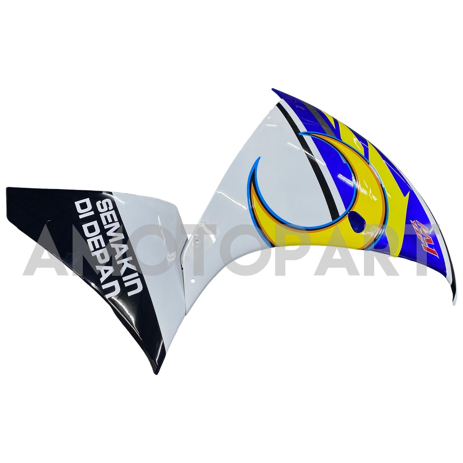 Amotopart ヤマハ YZF 1000 R1 2009-2011 ブルー&ホワイト スタイル 5 フェアリングキット