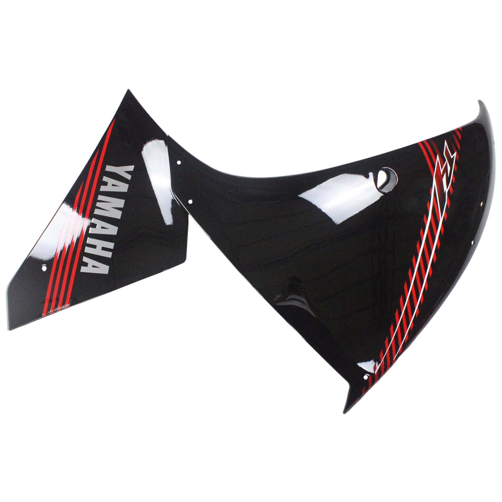 Amotopart Yamaha 2009–2011 YZF 1000 R1 rot-schwarzes Verkleidungsset