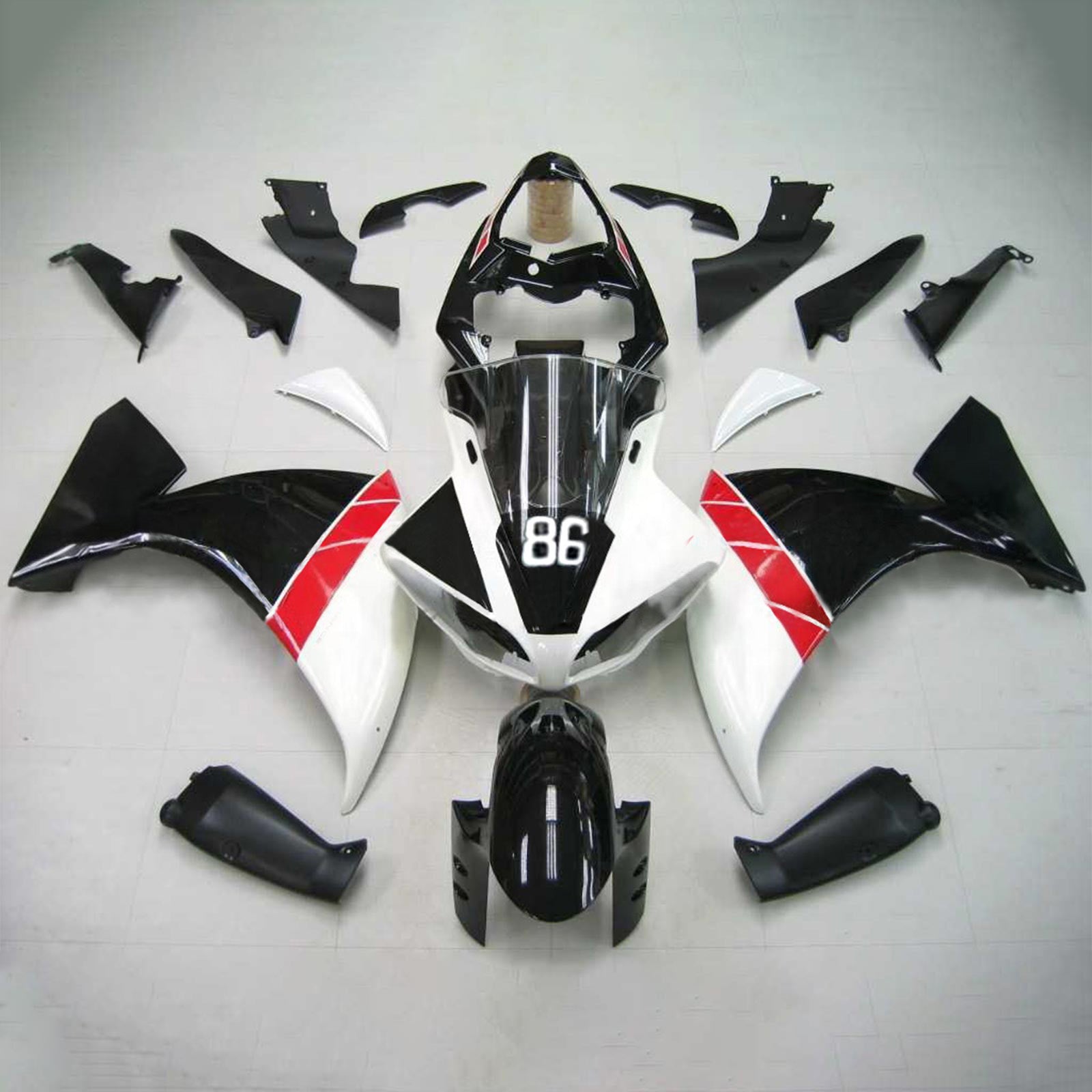 Injection Fairing Kit Bodywork Plastic ABS fit For Yamaha YZF 1000 R1 2009-2011