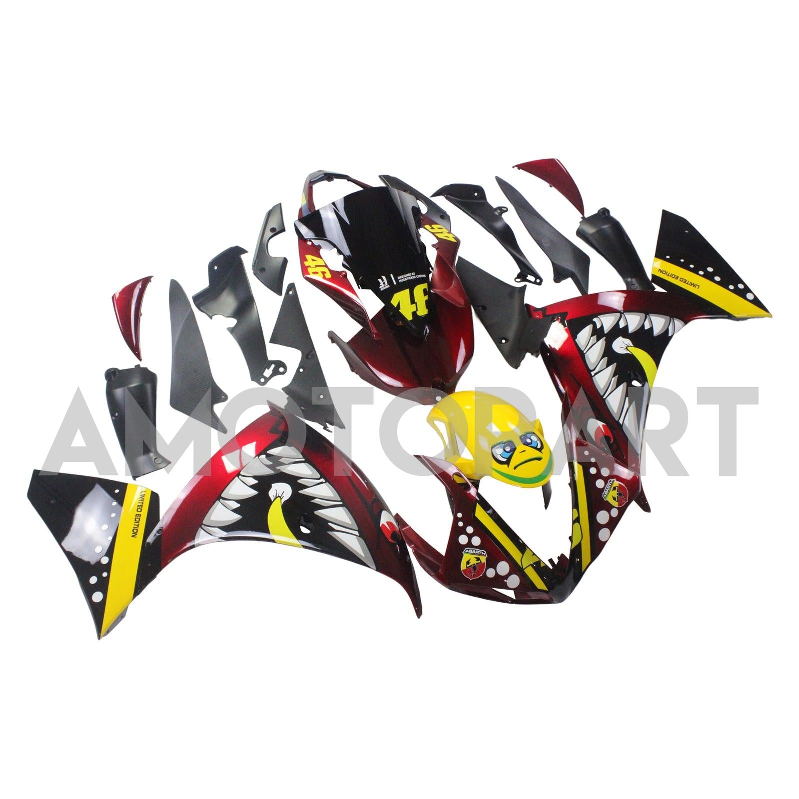 Amotopart Fairing Kit Bodywork Plastic ABS fit For Yamaha YZF 1000 R1 2009-2011