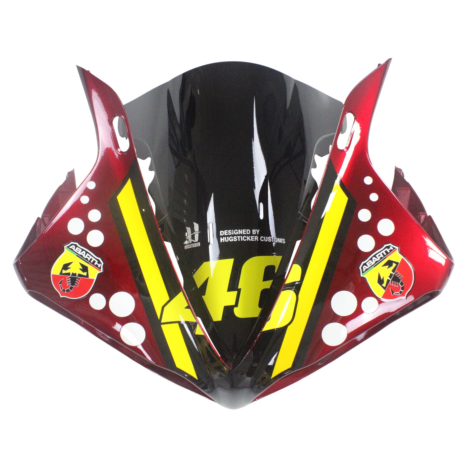 Amotopart Verkleidungsset, Karosserie, Kunststoff, ABS, passend für Yamaha YZF 1000 R1 2009–2011
