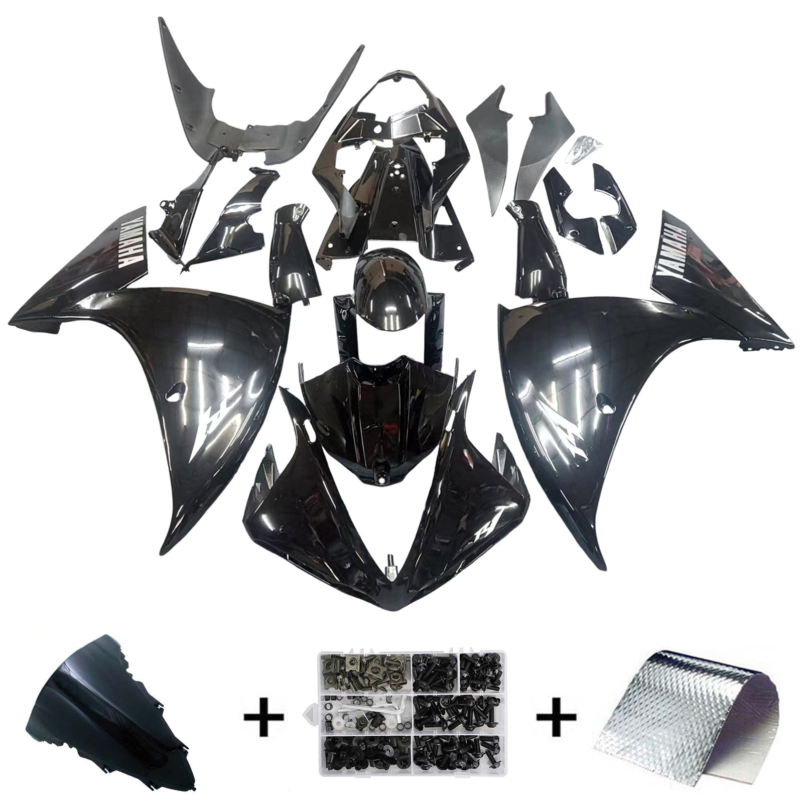 Injection Fairing Kit Bodywork Plastic ABS fit For Yamaha YZF 1000 R1 2009-2011