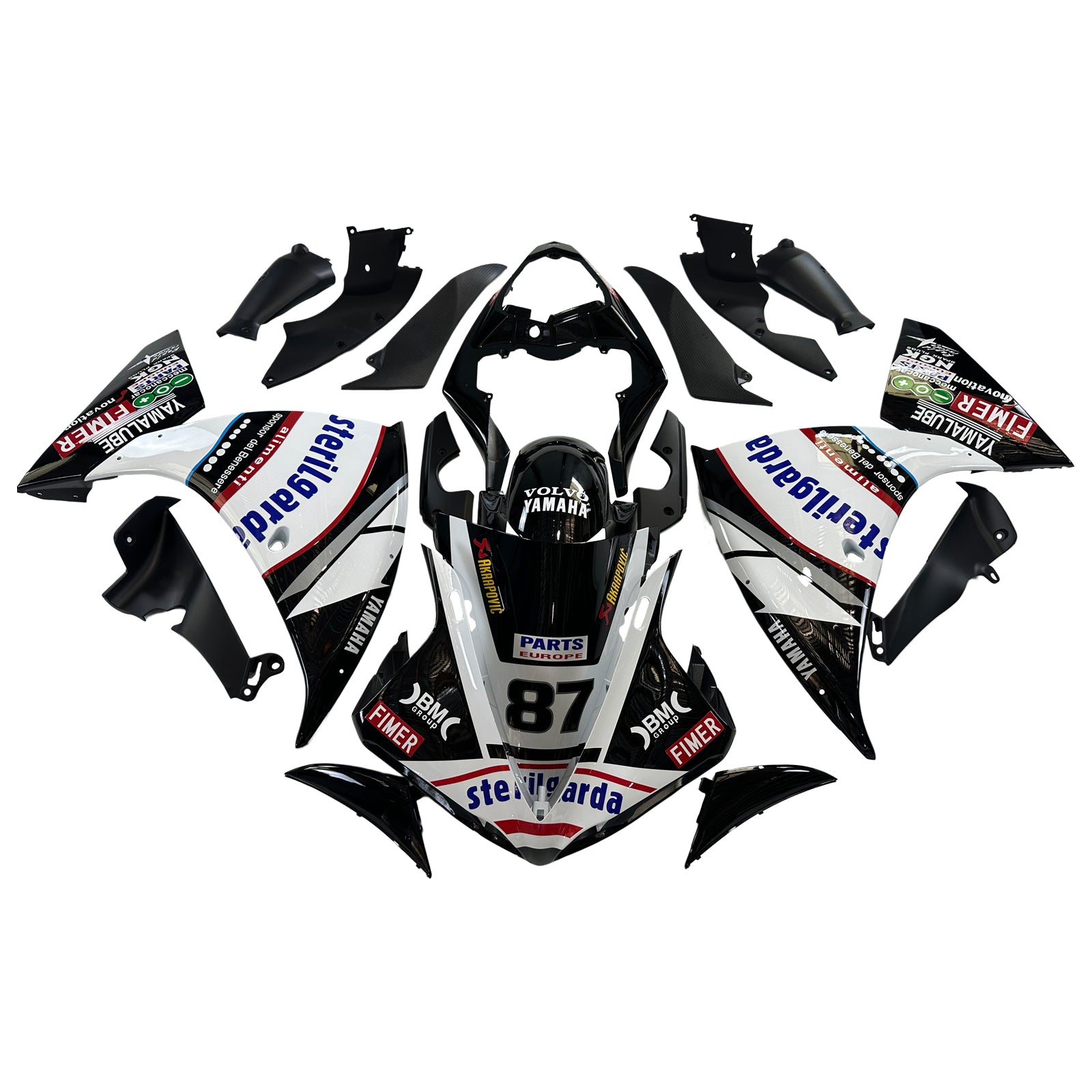 Kit de carenado Amotopart Yamaha 2009-2011 YZF 1000 R1