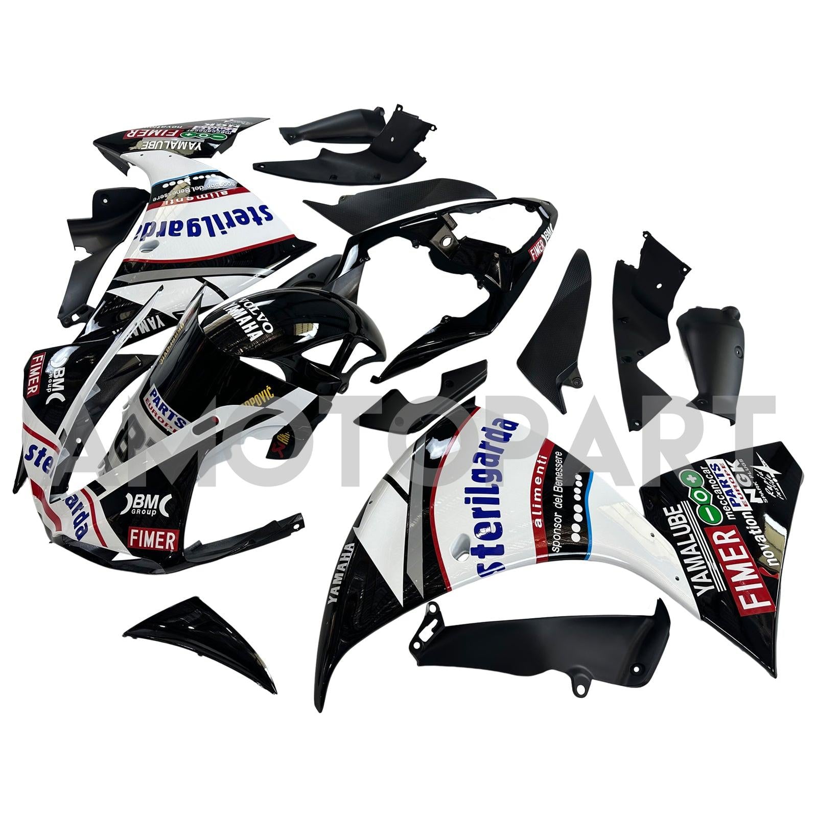 Amotopart Yamaha 2009-2011 YZF 1000 R1 Fairing Kit