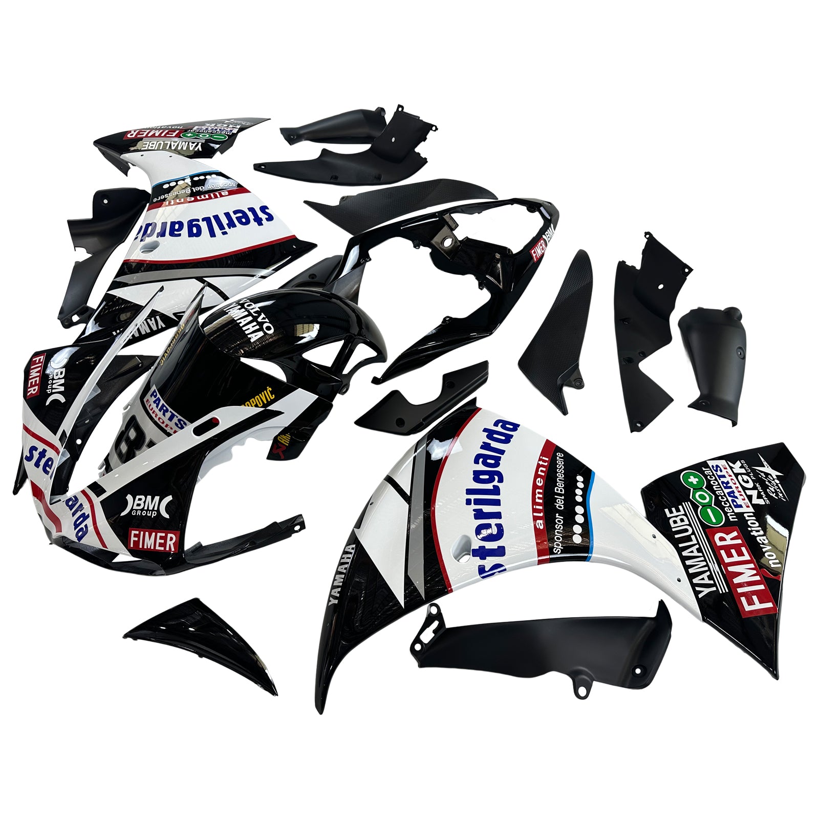 Amotopart Yamaha 2009-2011 YZF 1000 R1 Fairing Kit