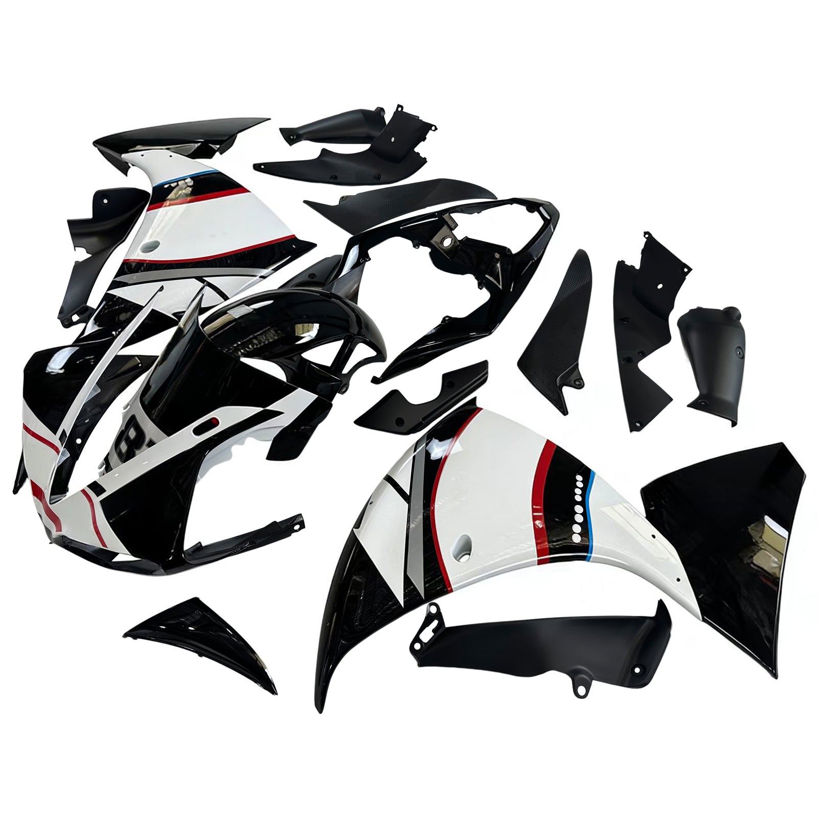Amotopart Yamaha 2009-2011 YZF 1000 R1 Fairing Kit