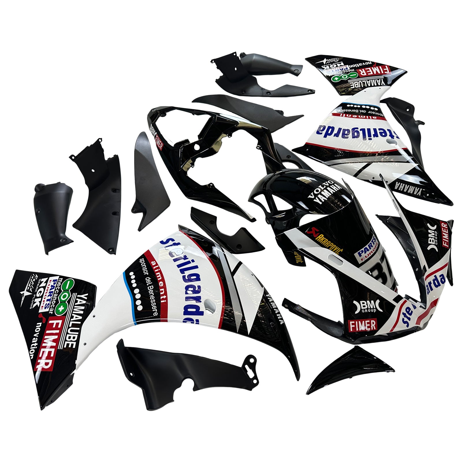 Amotopart Yamaha 2009-2011 YZF 1000 R1 Fairing Kit