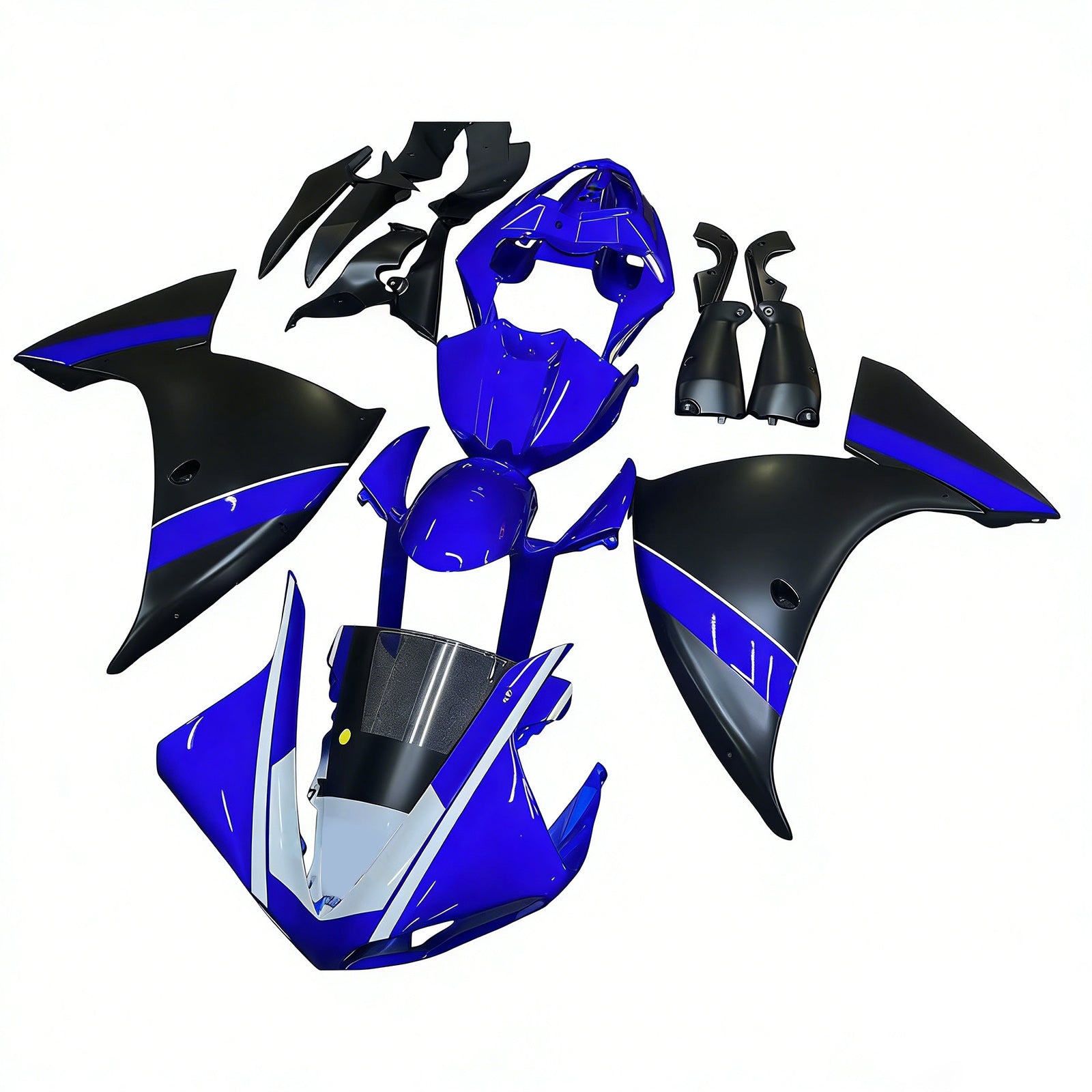 Amotopart Yamaha 2009-2011 YZF 1000 R1 Blue Fairing Kit