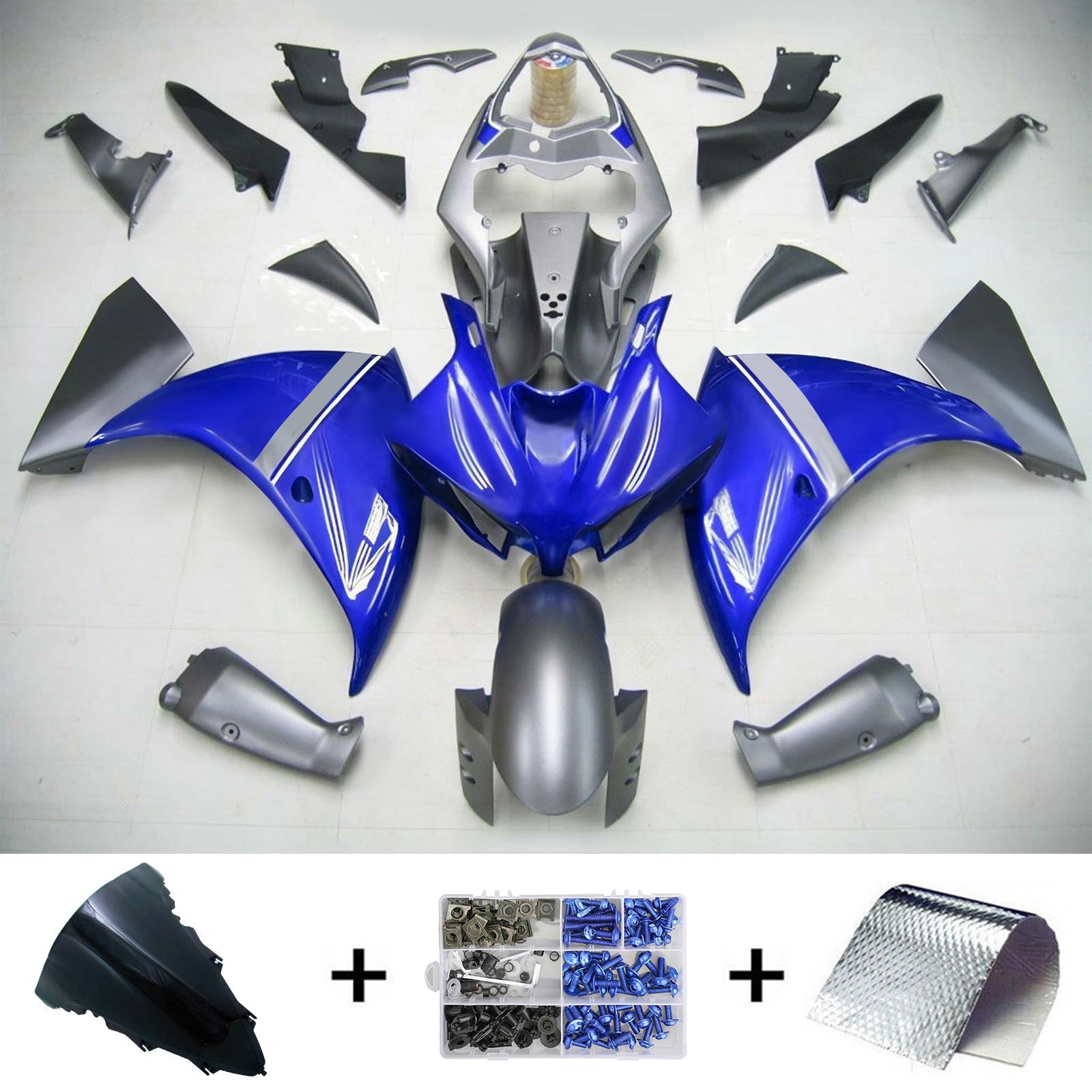 Injection Fairing Kit Bodywork Plastic ABS fit For Yamaha YZF 1000 R1 2009-2011