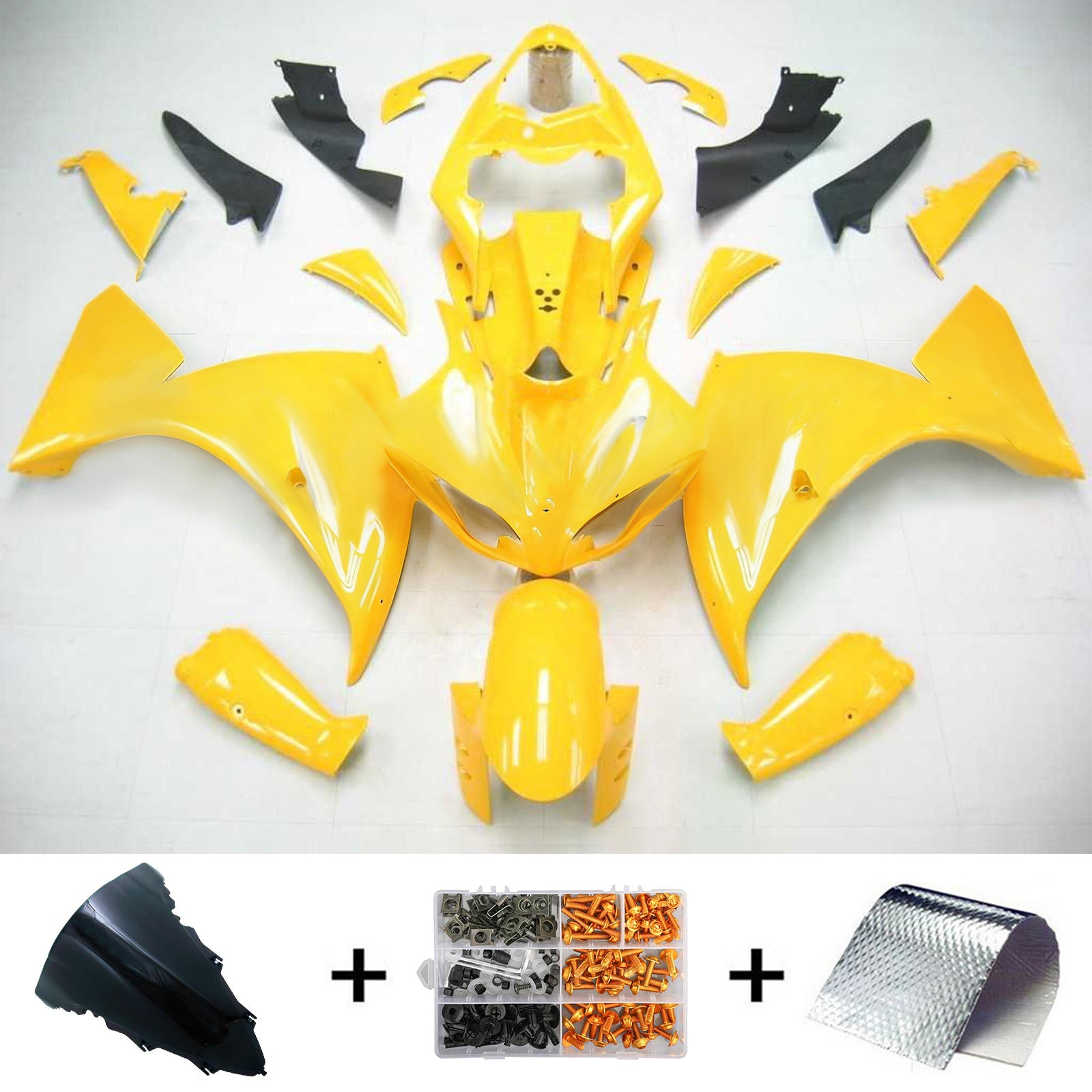 Injection Fairing Kit Bodywork Plastic ABS fit For Yamaha YZF 1000 R1 2009-2011