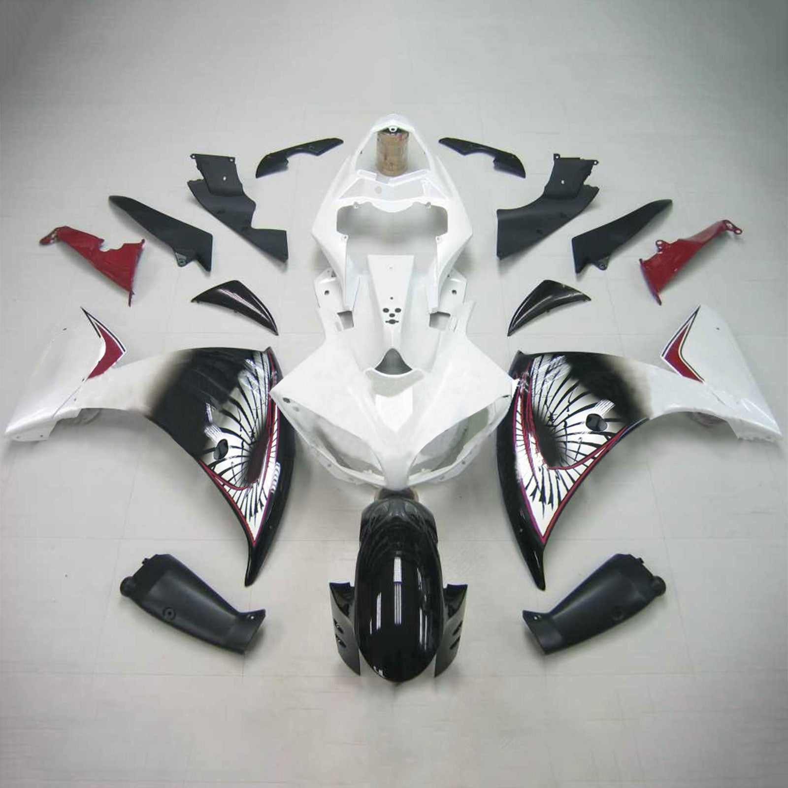Amotopart Yamaha 2009-2011 YZF 1000 R1 Fairing Kit
