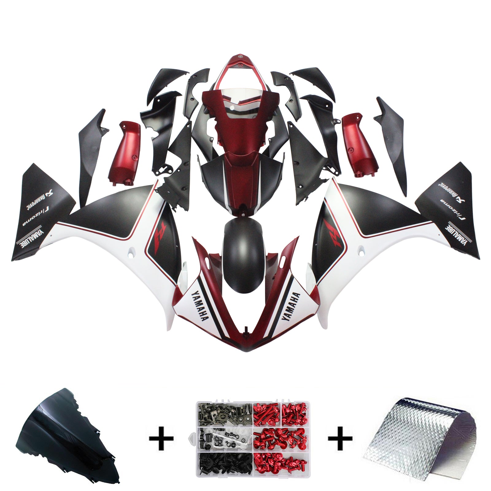 Amotopart Yamaha 2009-2011 YZF 1000 R1 Fairing Kit