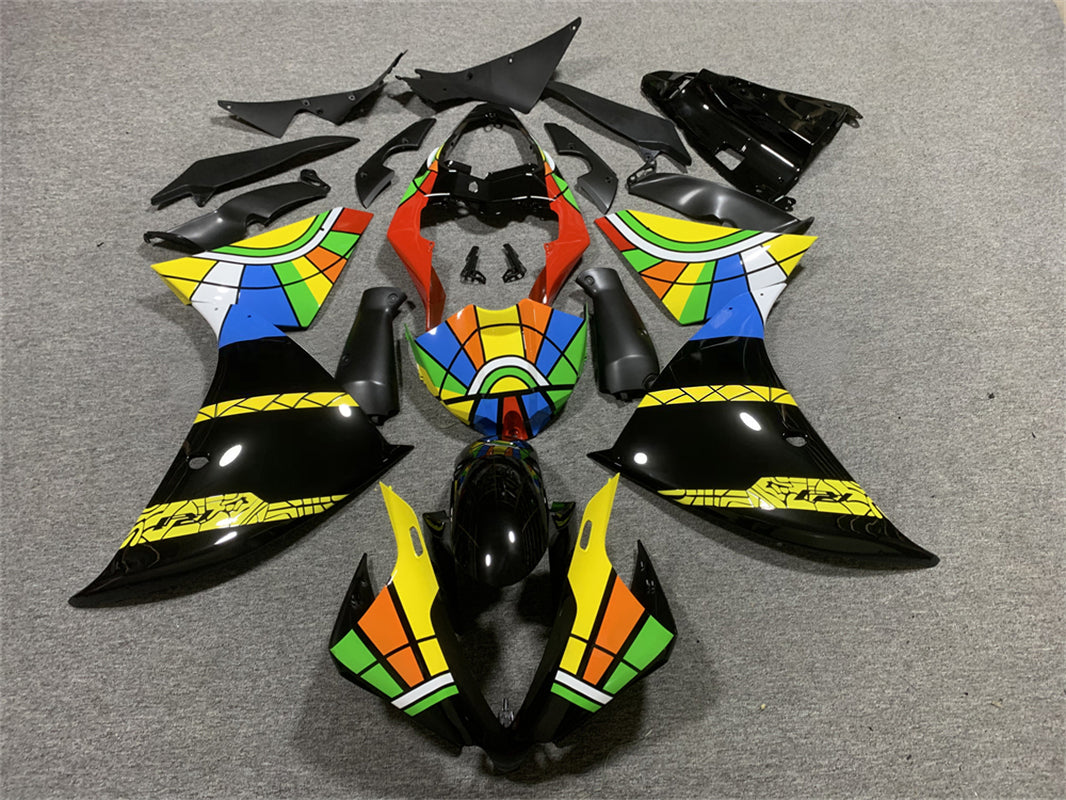 Mehrfarbiges Verkleidungsset von Amotopart für Yamaha YZF 1000 R1 2009–2011