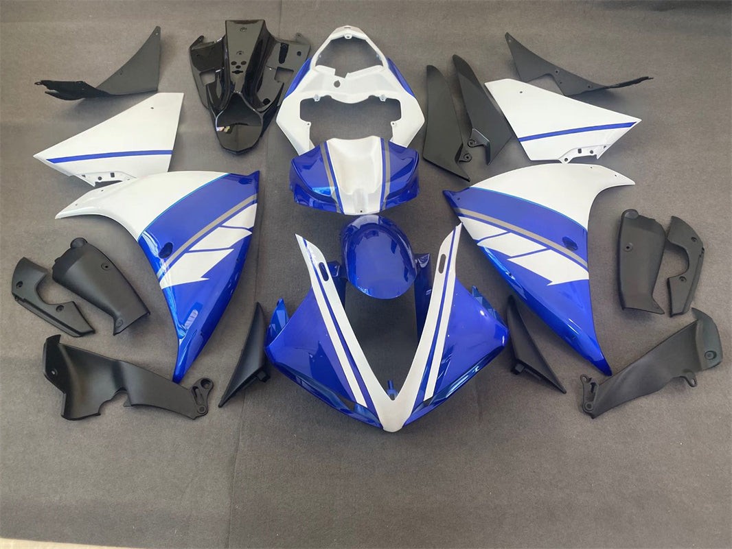 Amotopart Yamaha YZF 1000 R1 2009-2011 Blau&White Style3 Verkleidungssatz