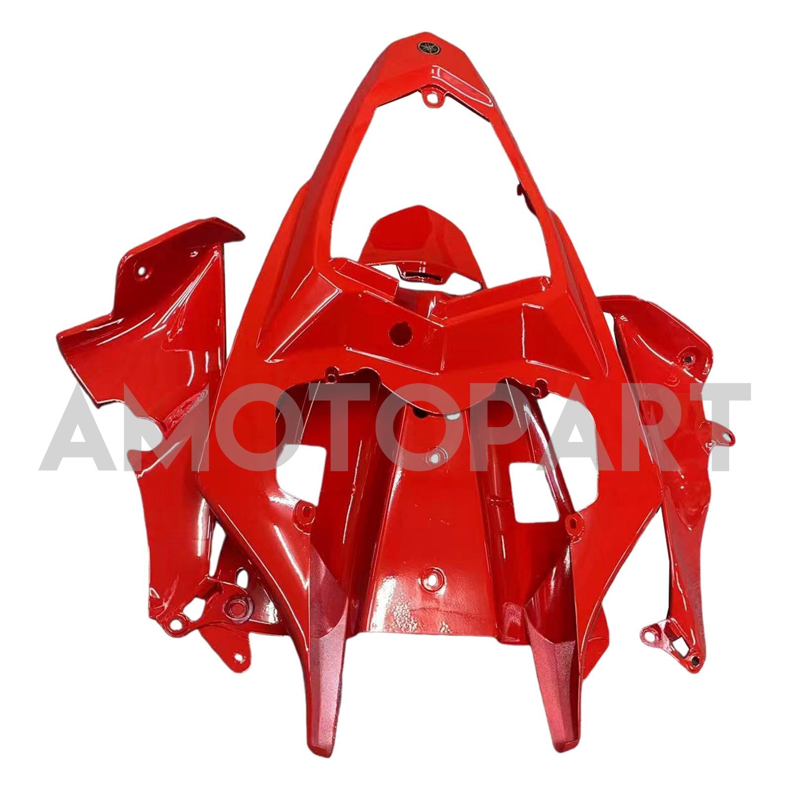 Amotopart 2009-2011 Yamaha YZF 1000 R1 Red with Black Accent Fairing Kit