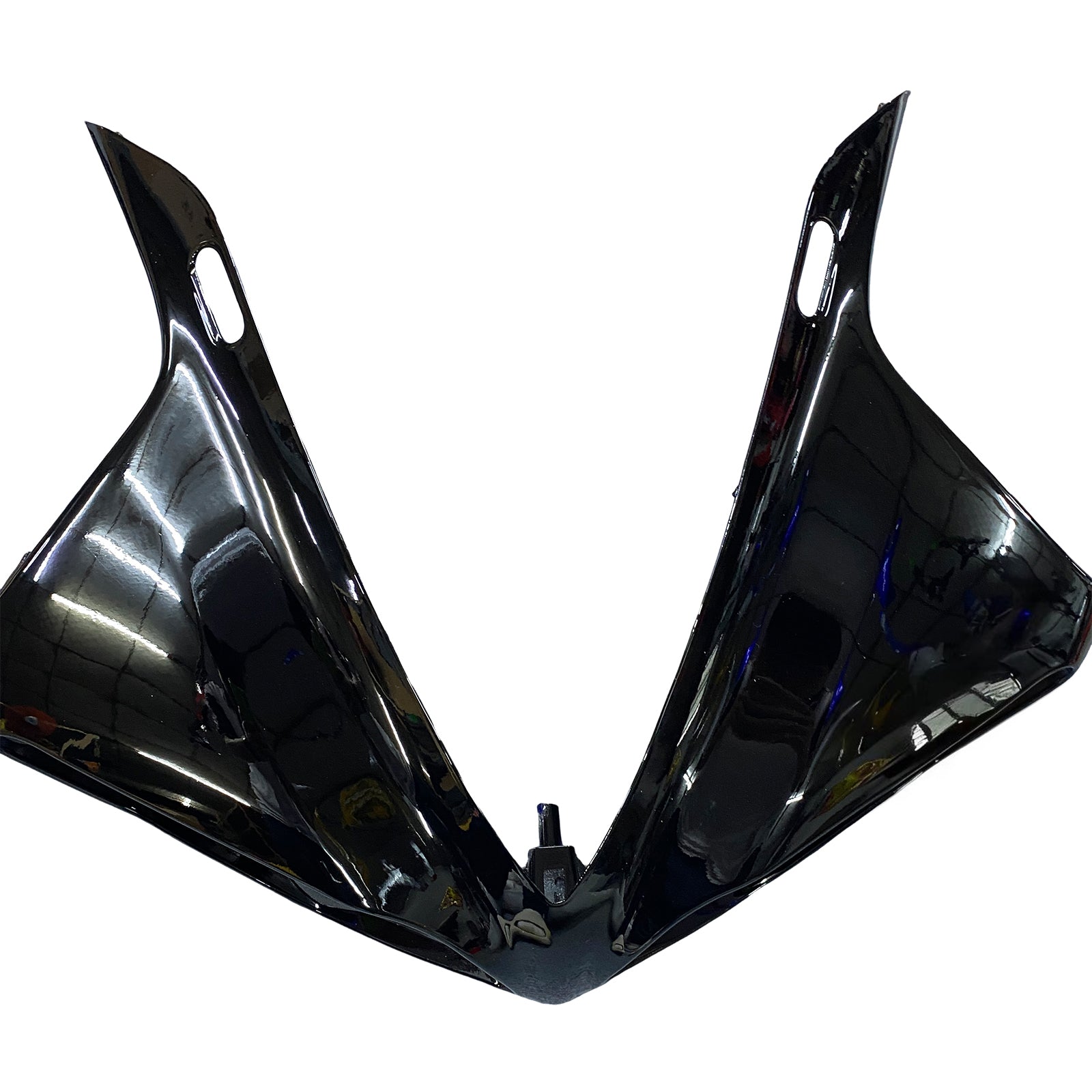 Amotopart 2009-2011 Yamaha YZF 1000 R1 Gloss Black med Red Accent Fairing Kit