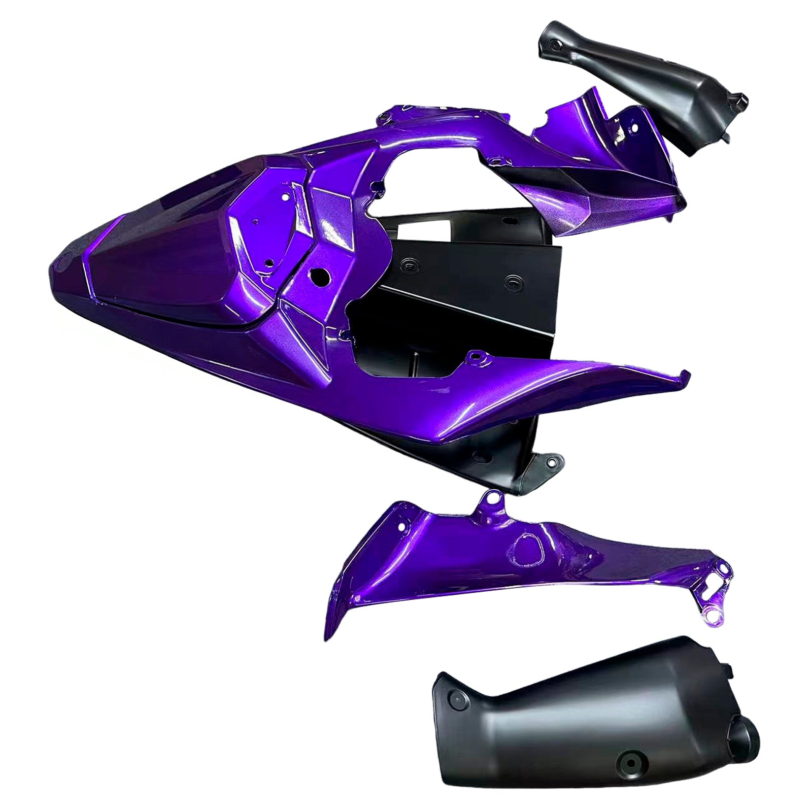 Amotopart 2009-2011 Yamaha YZF 1000 R1 Gloss Purple with Graphics Fairing Kit