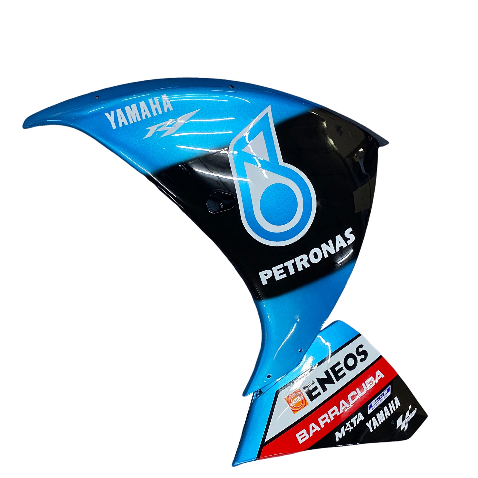 Amotopart 2012-2014 Yamaha YZF 1000 R1 Black Light Blue Fairing Kit