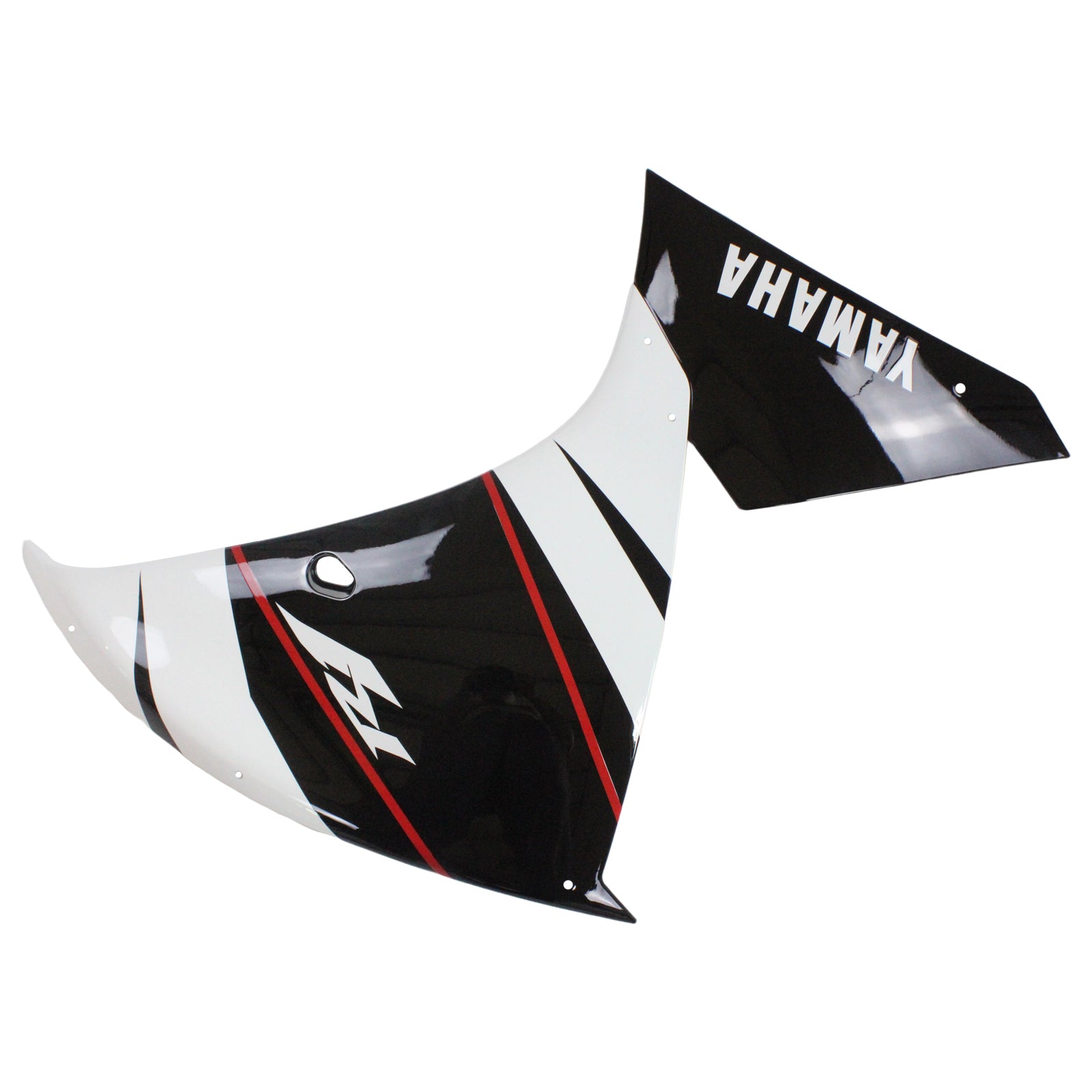 Amotopart Yamaha 2012–2014 YZF 1000 R1 Schwarz-weißes Verkleidungsset