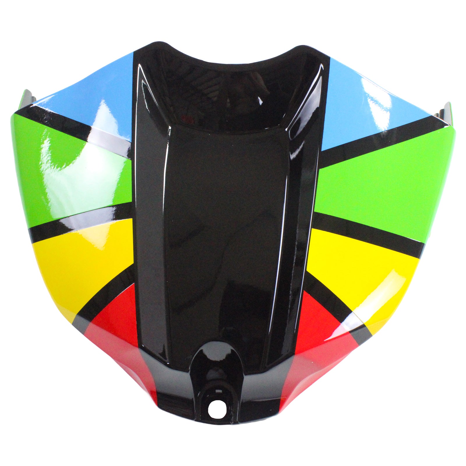 Amotopart Yamaha 2012-2014 YZF 1000 R1 Kit de carenado negro arcoíris