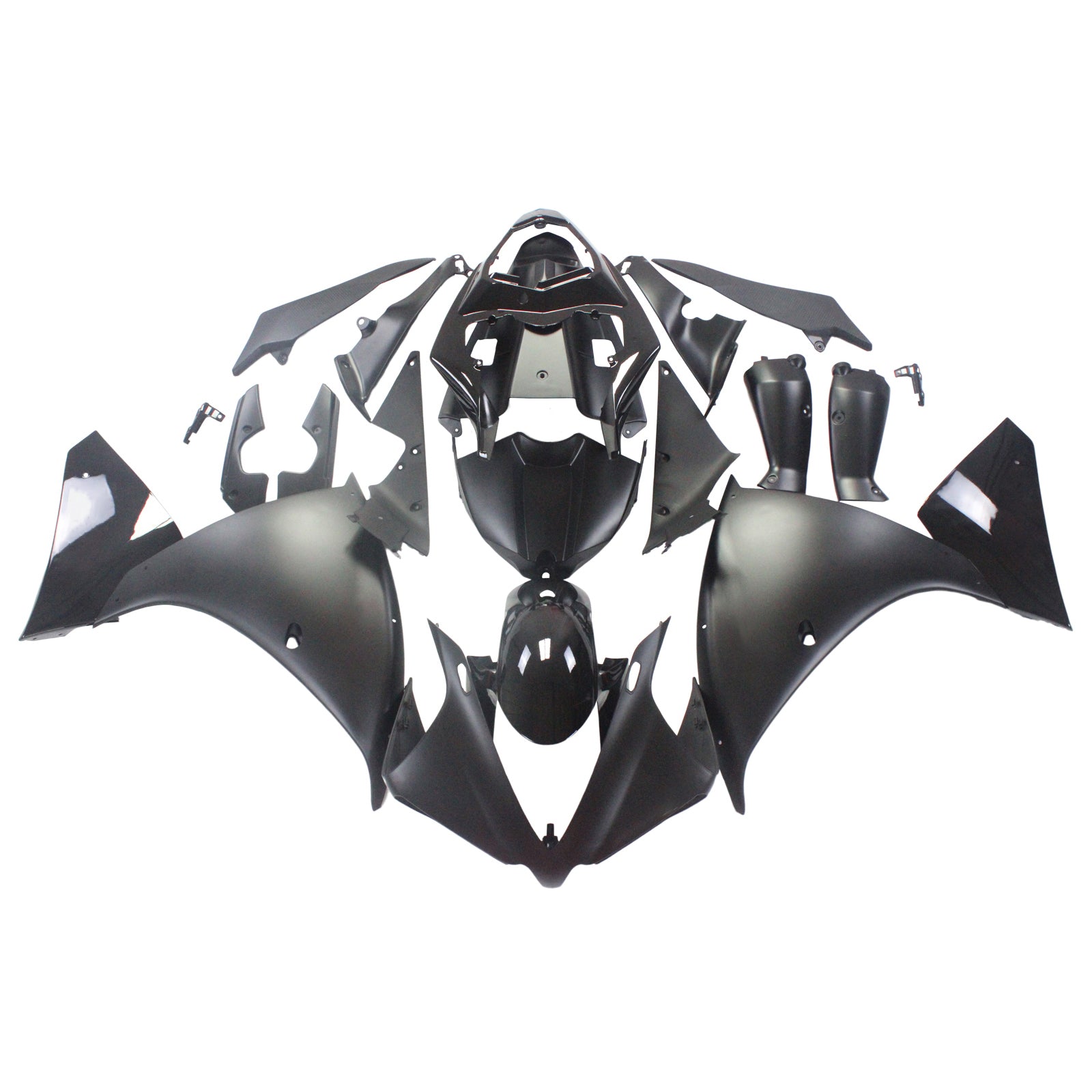 Amotopart Yamaha 2012-2014 YZF 1000 R1 Black Fairing Kit