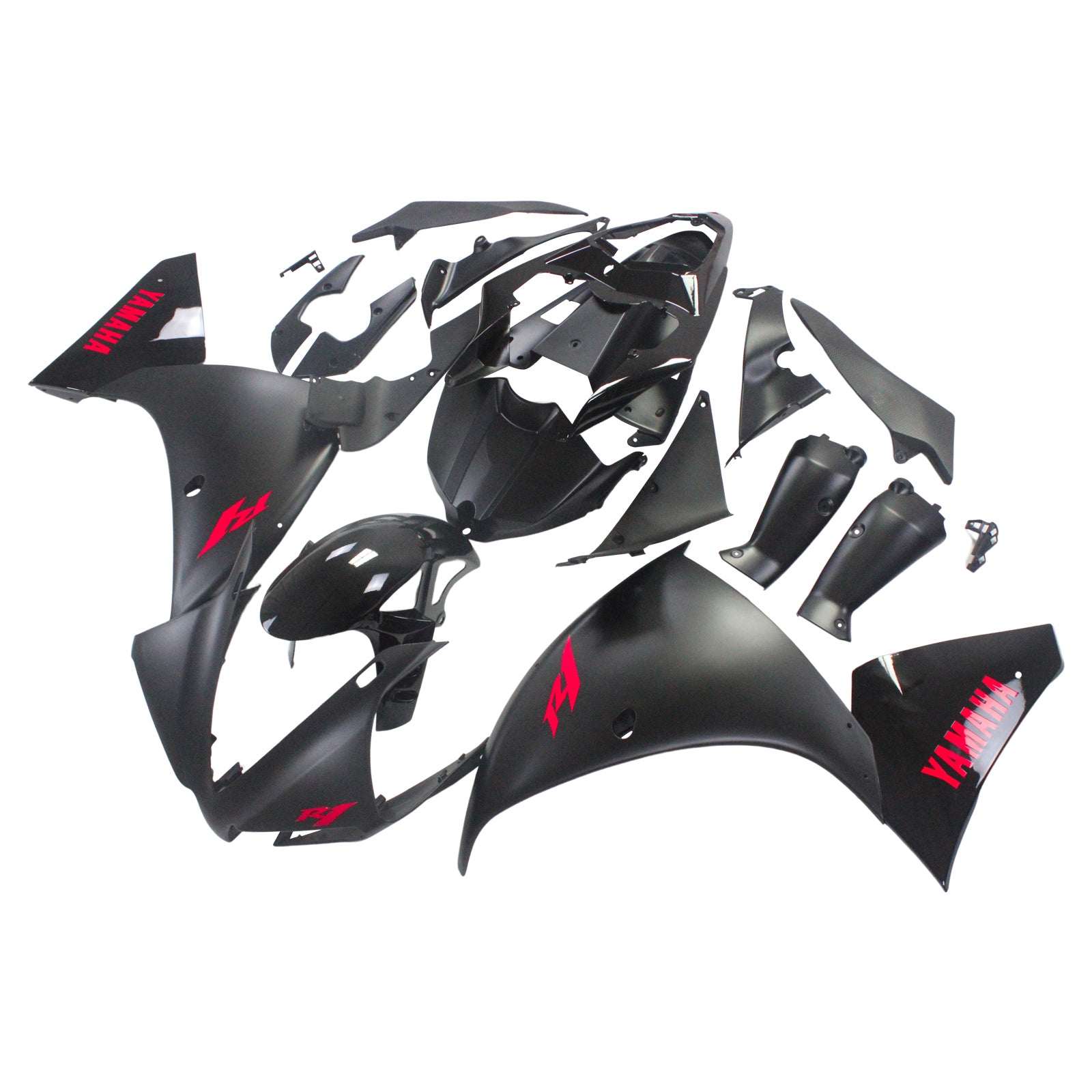 Amotopart Yamaha 2012-2014 YZF 1000 R1 Black Red Fairing Kit