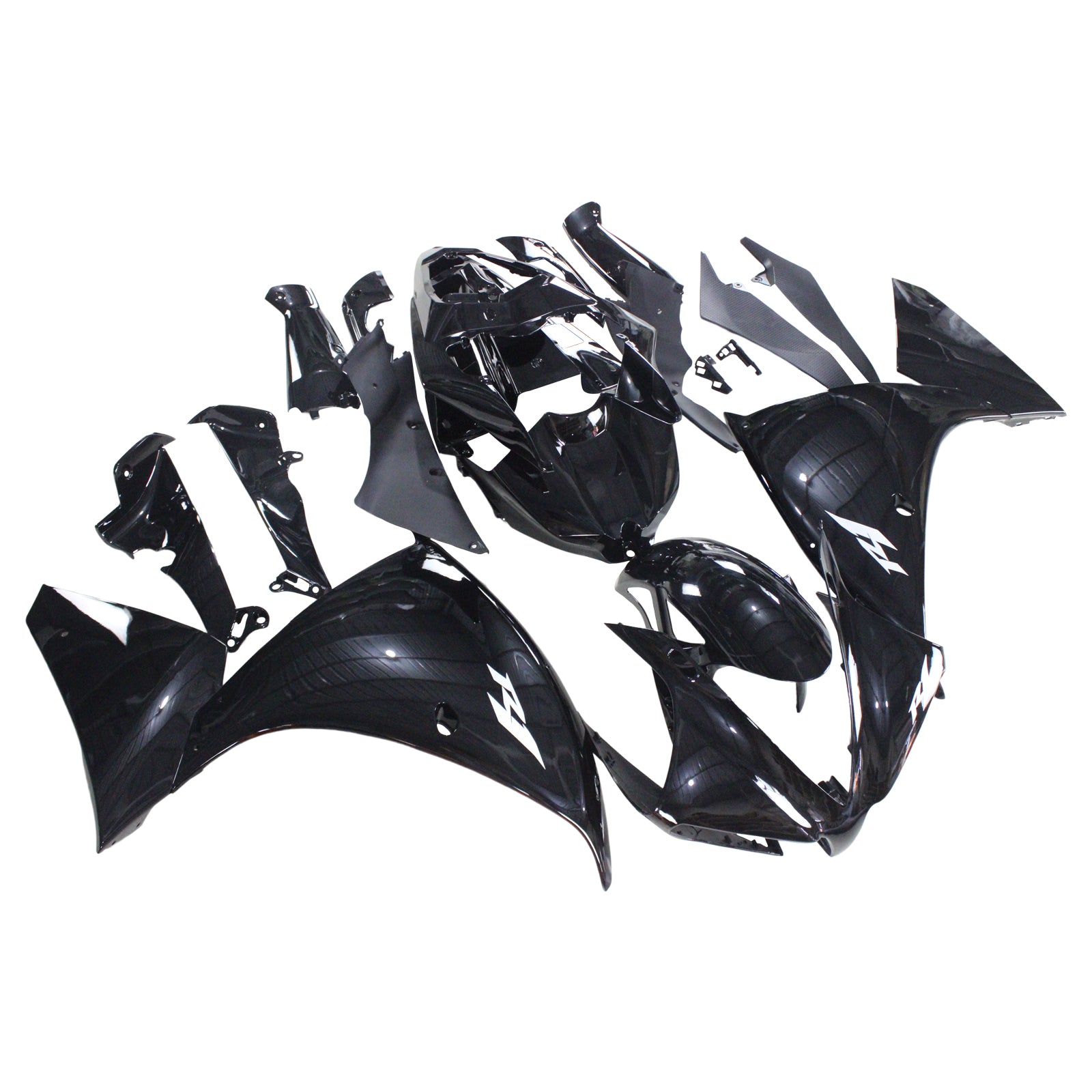 Amotopart Yamaha 2012-2014 YZF 1000 R1 Black  Fairing Kit